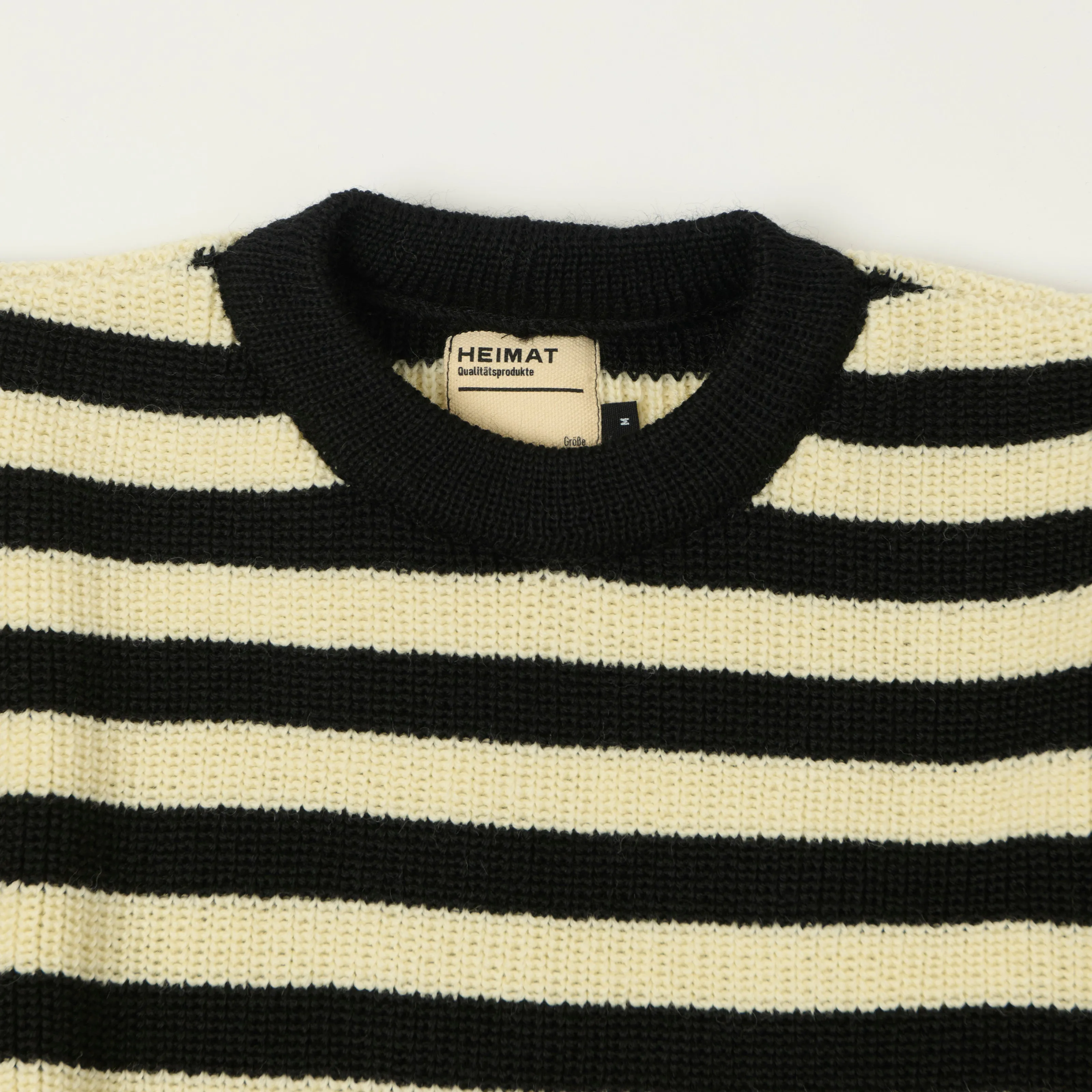 Heimat 'Rundhals' Crew Neck Jumper - Jail House Stripe sold by Son of a Stag product image thumbnail 2