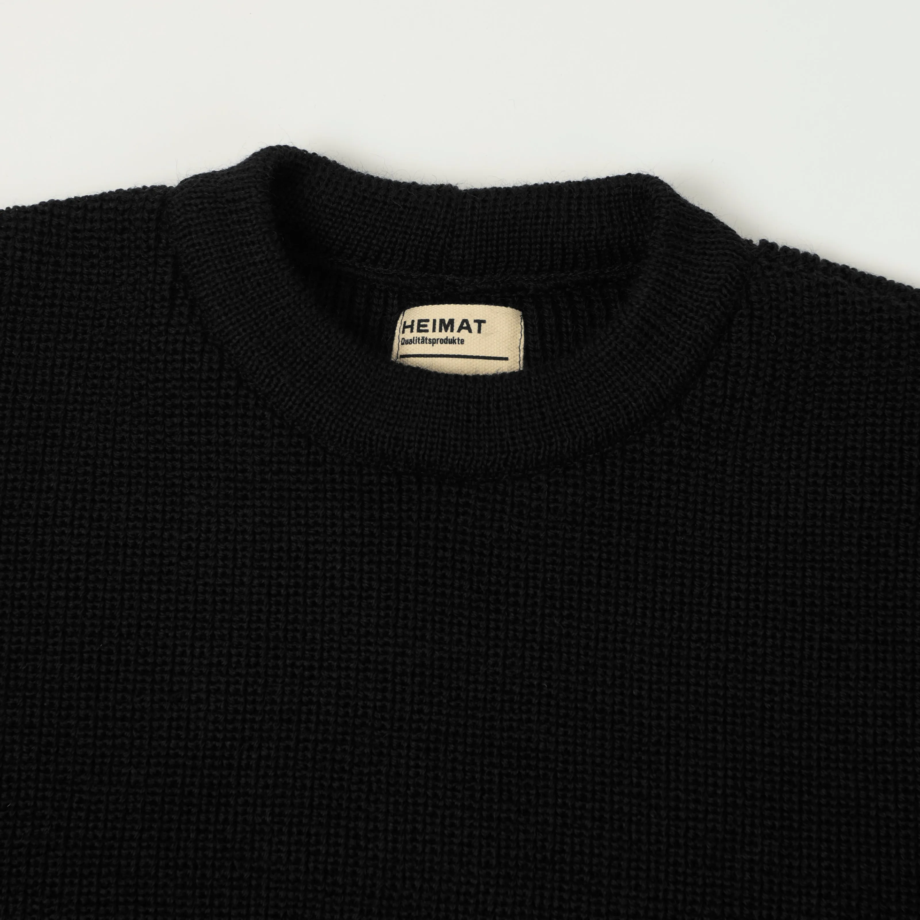 Heimat 'Rundhals' Crew Neck Jumper - Schwarz sold by Son of a Stag product image thumbnail 2