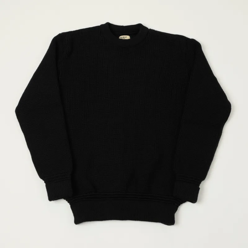 Heimat 'Rundhals' Crew Neck Jumper - Schwarz sold by Son of a Stag
