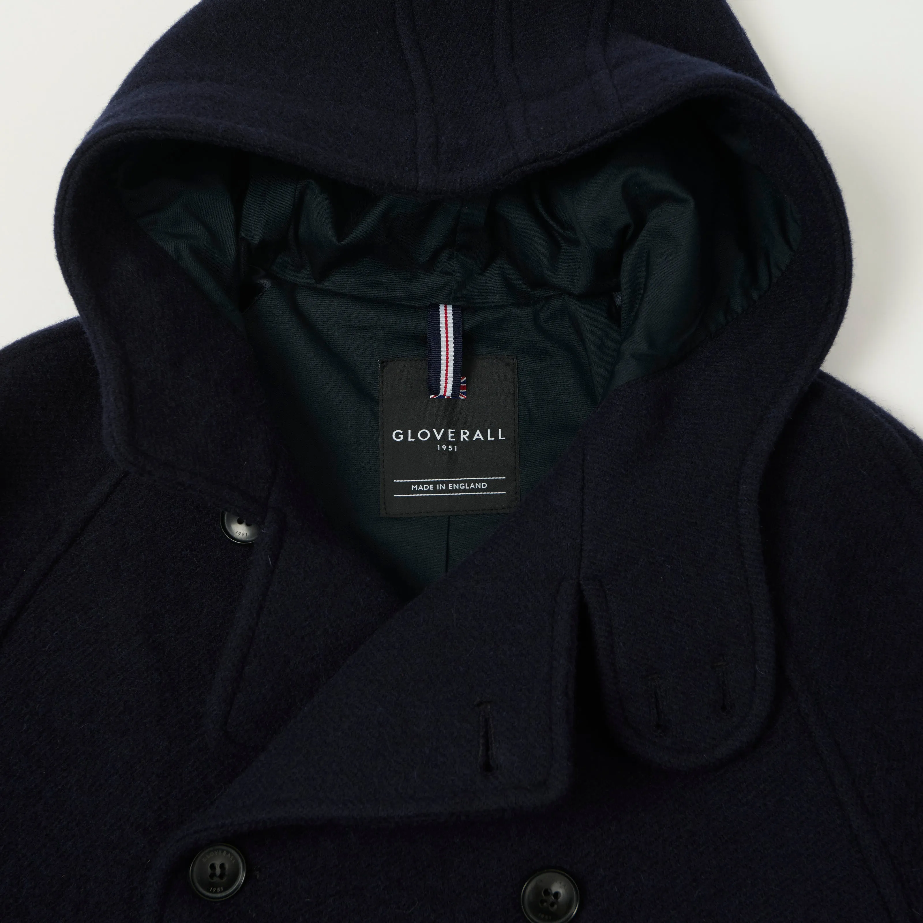 Gloverall Raglan Sleeve 'Horatio' Coat - Navy sold by Son of a Stag product image thumbnail 2