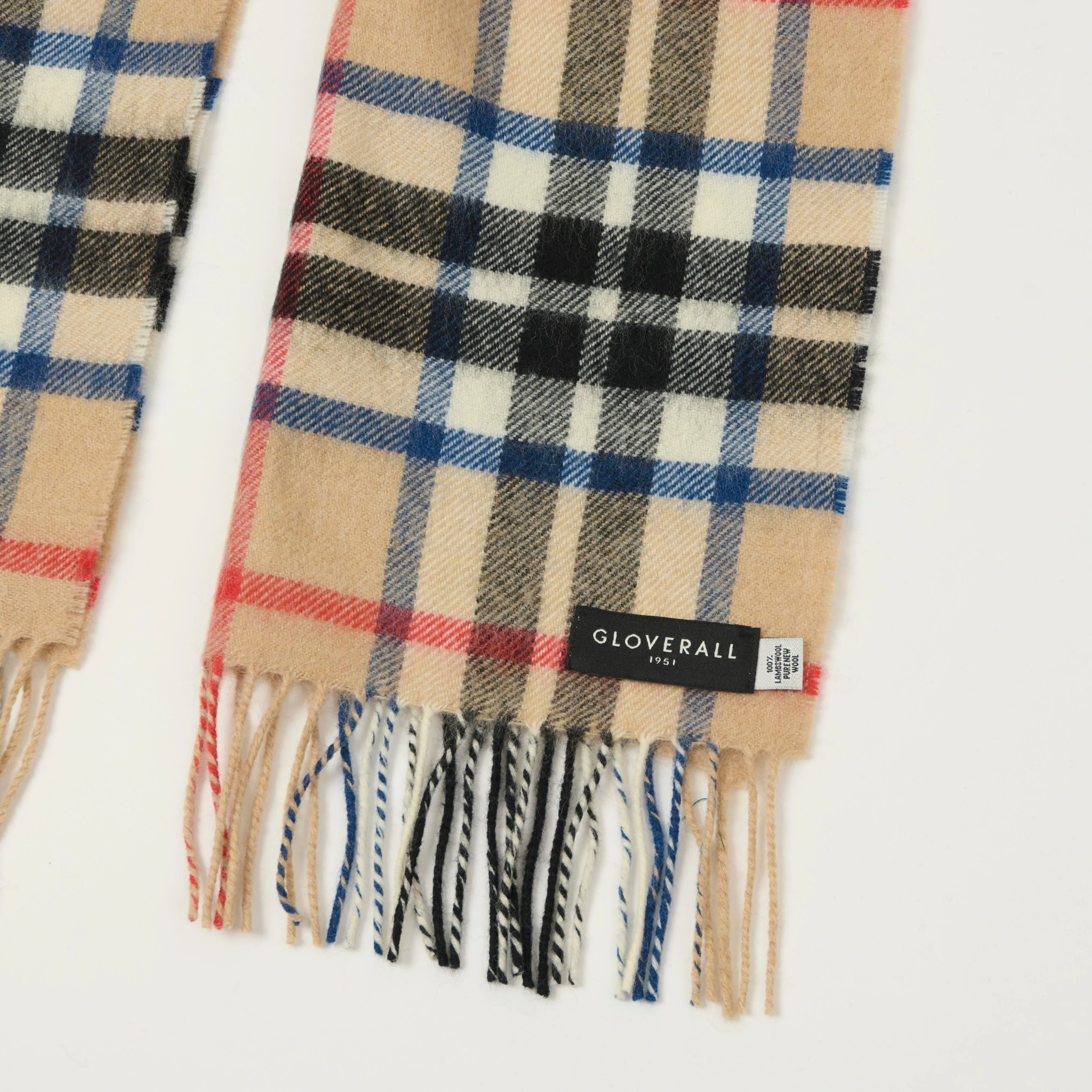 Gloverall Lambswool Tartan Scarf - Thomson Camel sold by Son of a Stag product image thumbnail 2