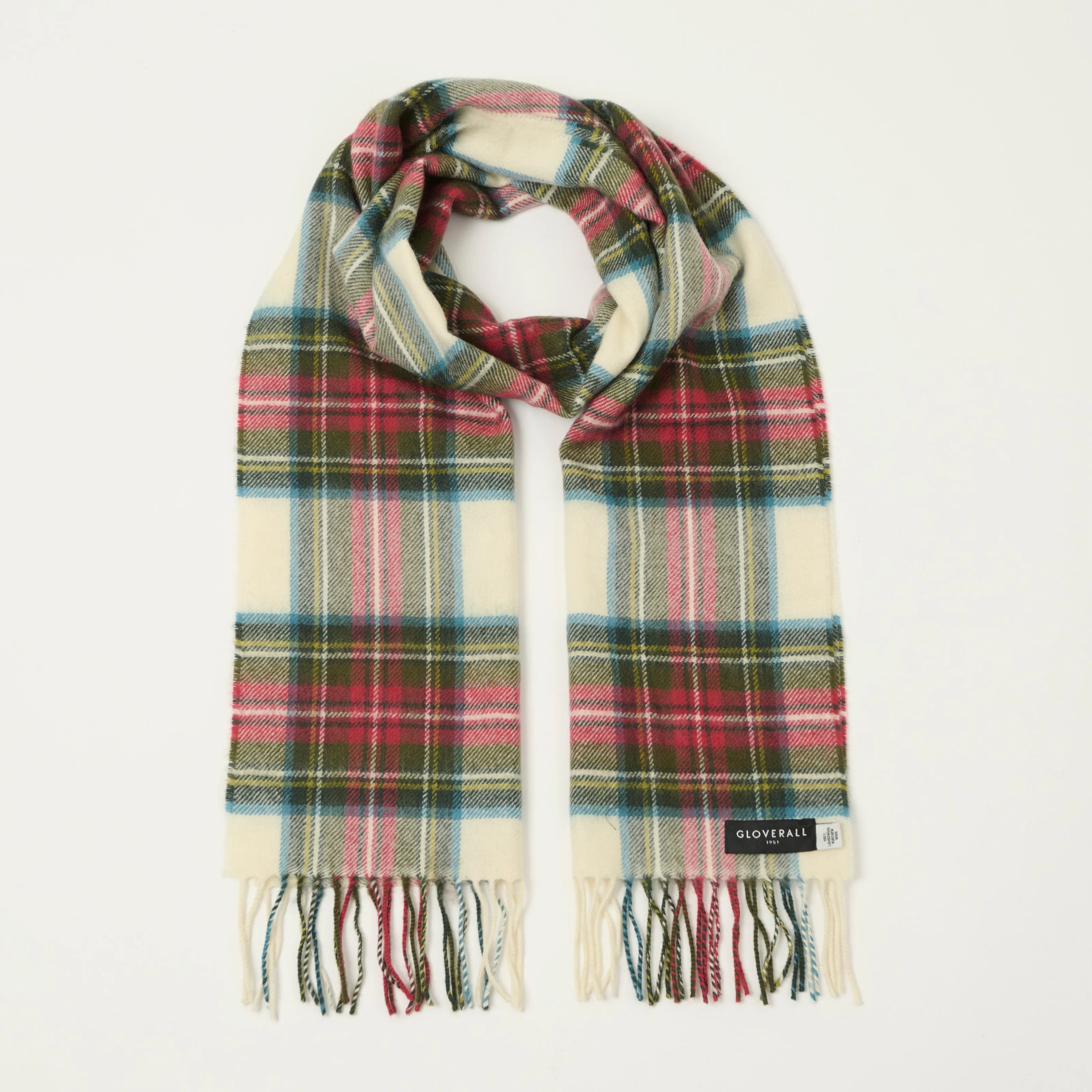 Gloverall Lambswool Tartan Scarf - Stewart Dress Weathered sold by Son of a Stag