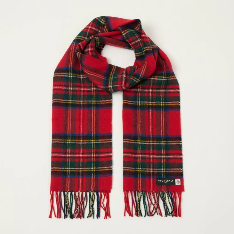 Gloverall Lambswool Tartan Scarf - Royal Stewart sold by Son of a Stag