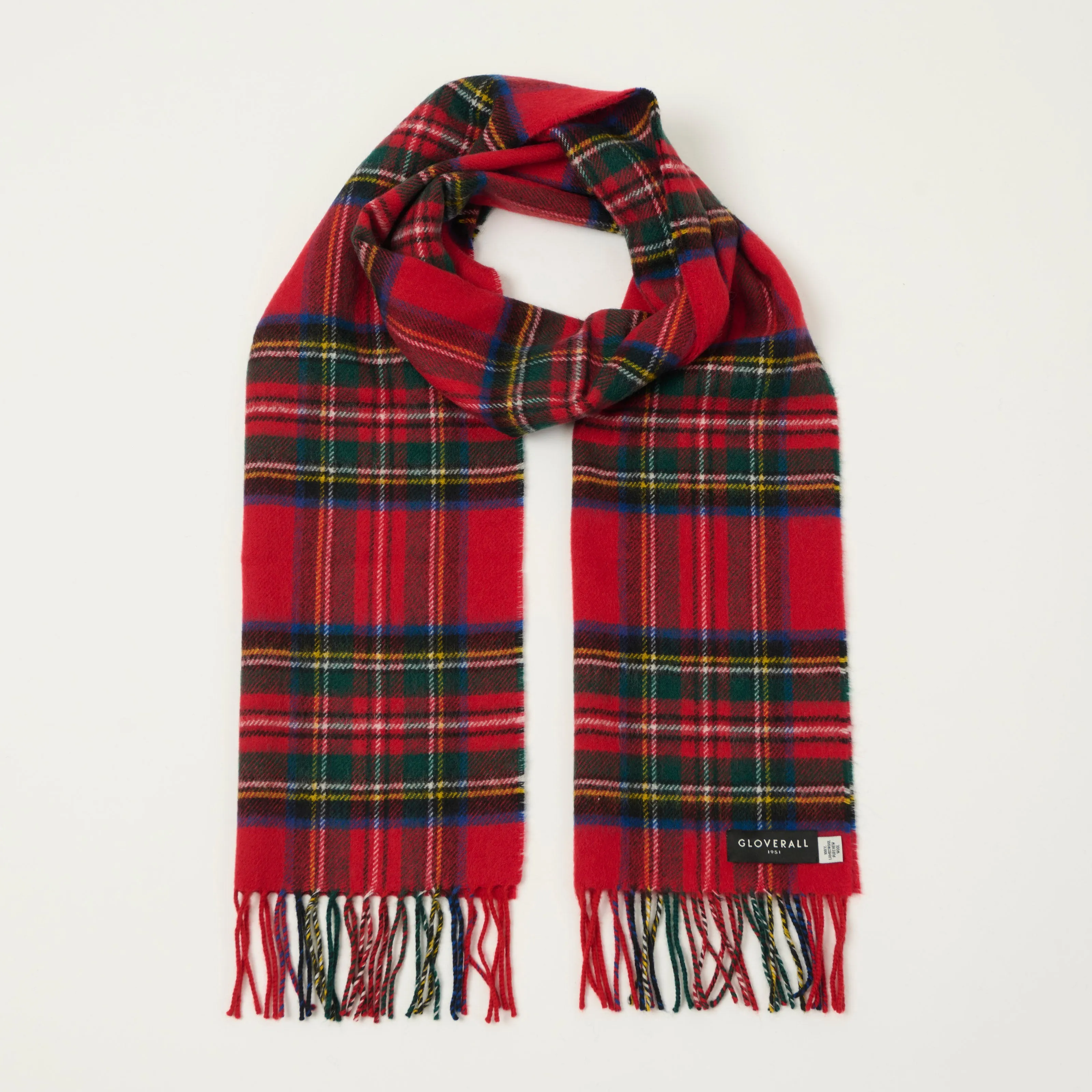Gloverall Lambswool Tartan Scarf - Royal Stewart sold by Son of a Stag