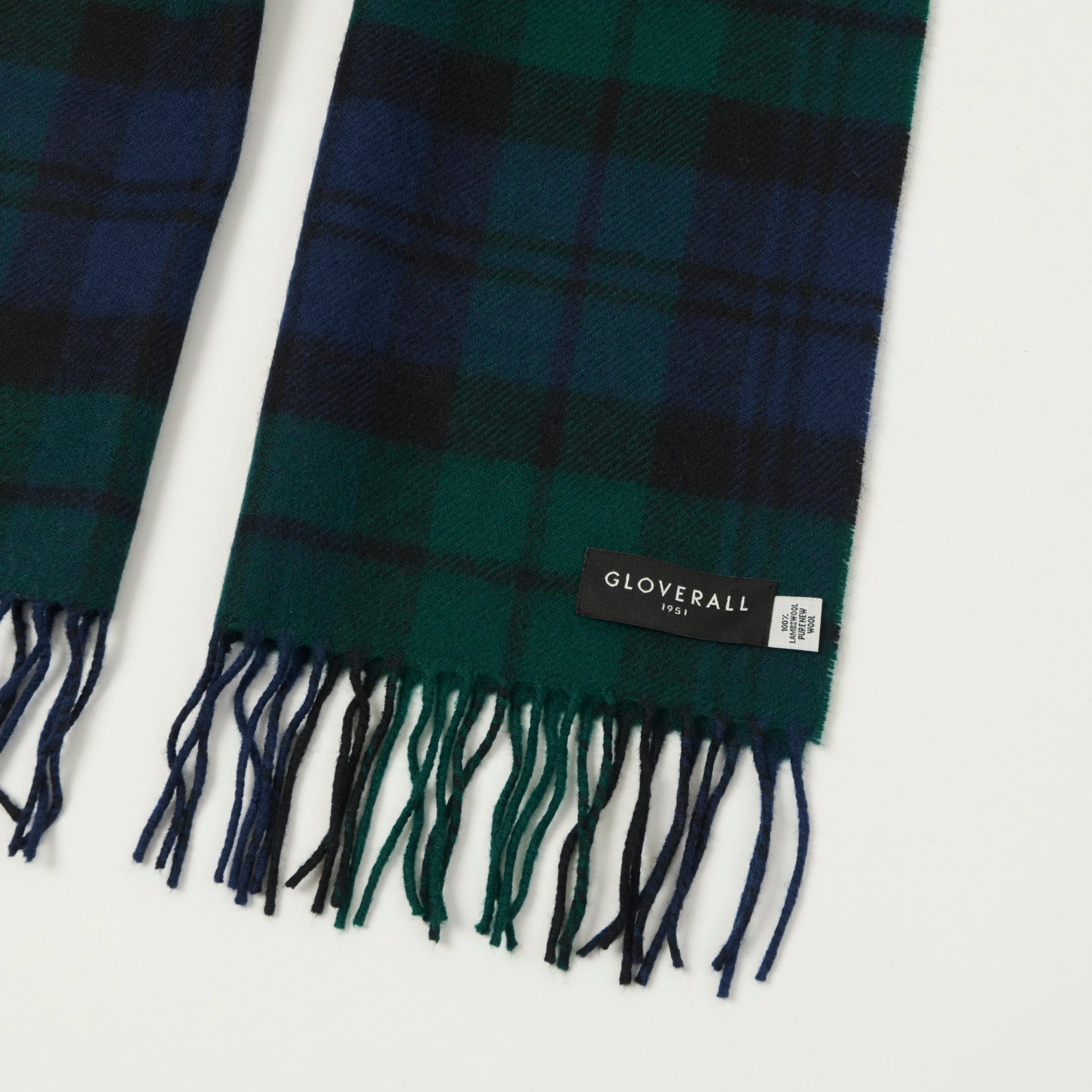 Gloverall Lambswool Tartan Scarf - Black Watch sold by Son of a Stag product image thumbnail 2
