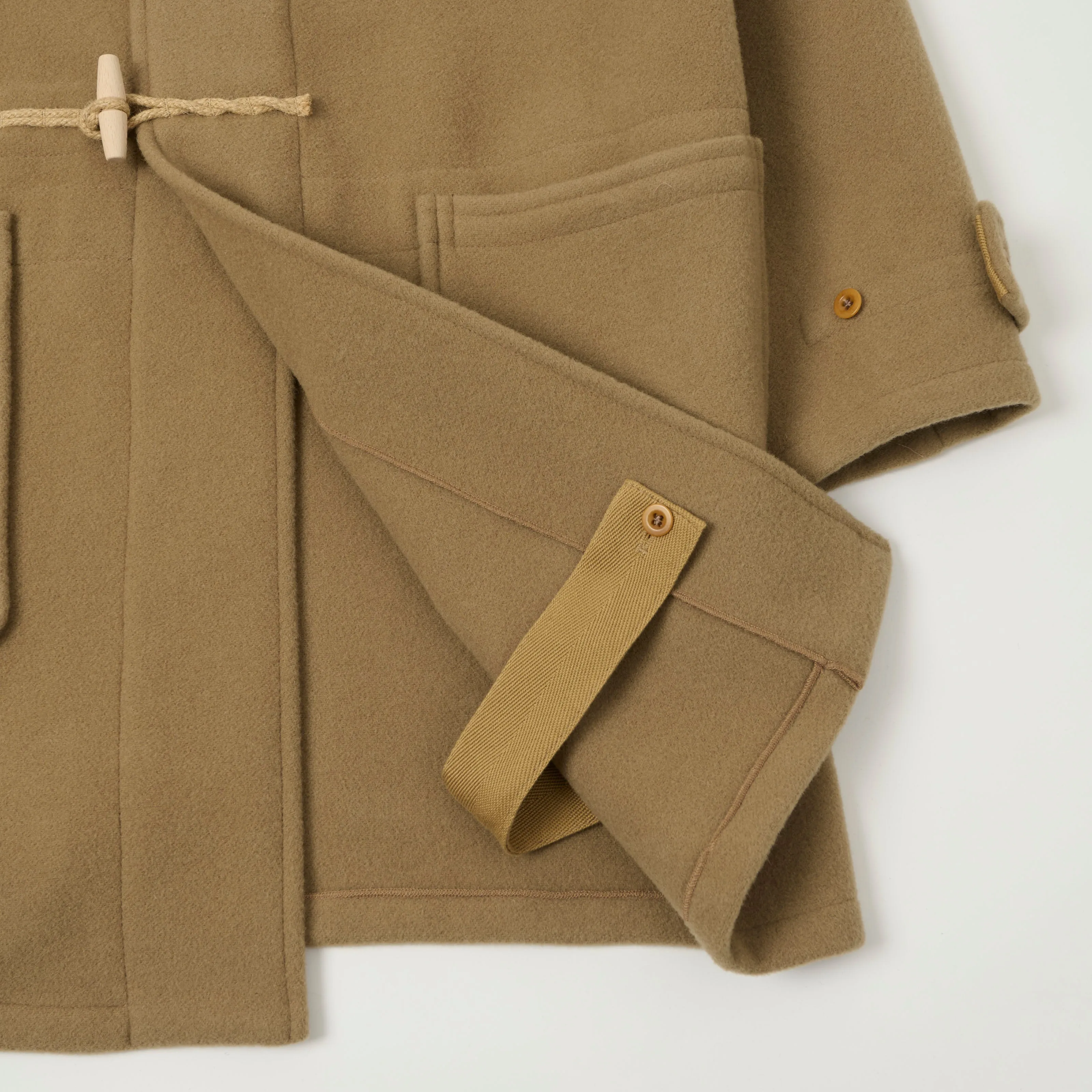 Gloverall Original 'Monty' Duffle Coat - Camel sold by Son of a Stag product image thumbnail 5