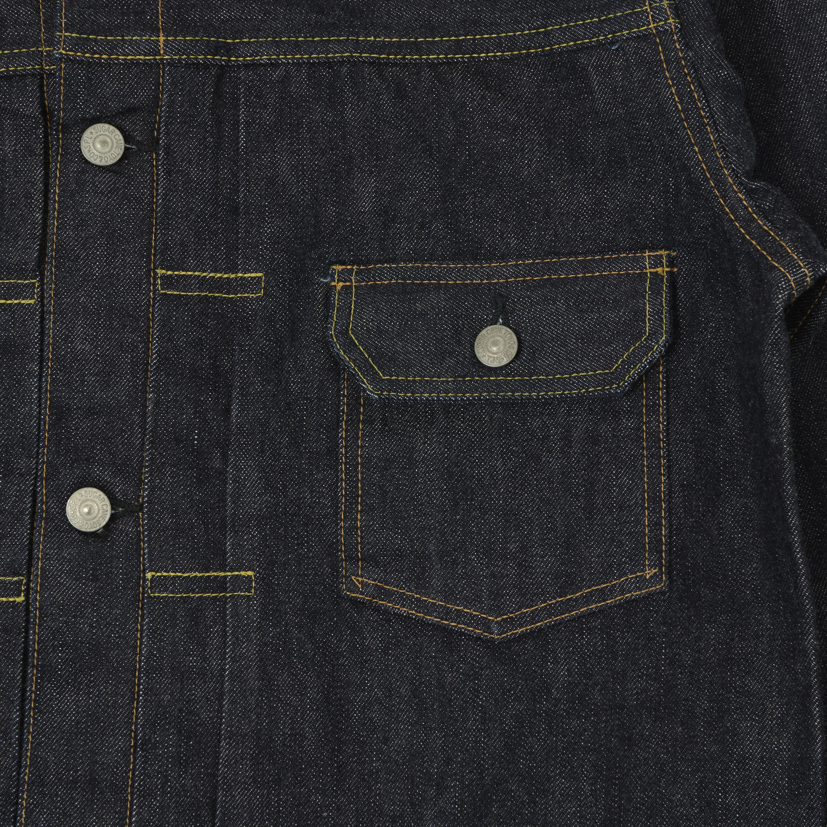 Sugar Cane 1953 Model 14.25oz Type II Denim Jacket - One Wash sold by Son of a Stag product image thumbnail 3