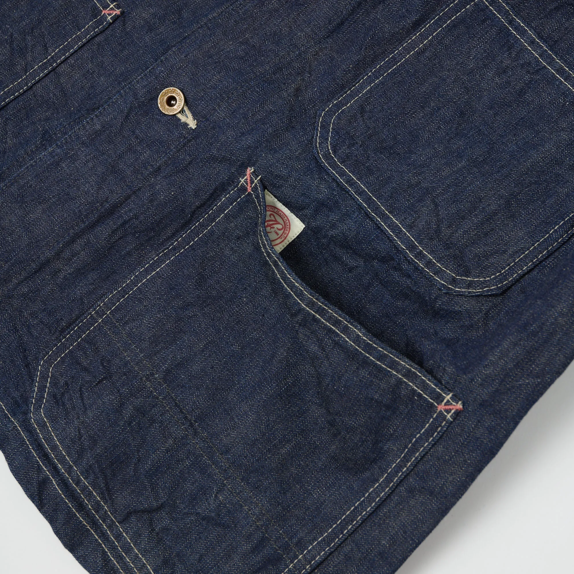 FULLCOUNT 2015 Denim Chore Jacket - One Wash sold by Son of a Stag product image thumbnail 3
