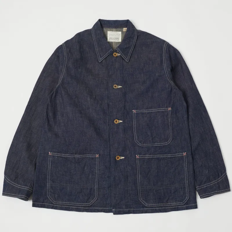 FULLCOUNT 2015 Denim Chore Jacket - One Wash sold by Son of a Stag