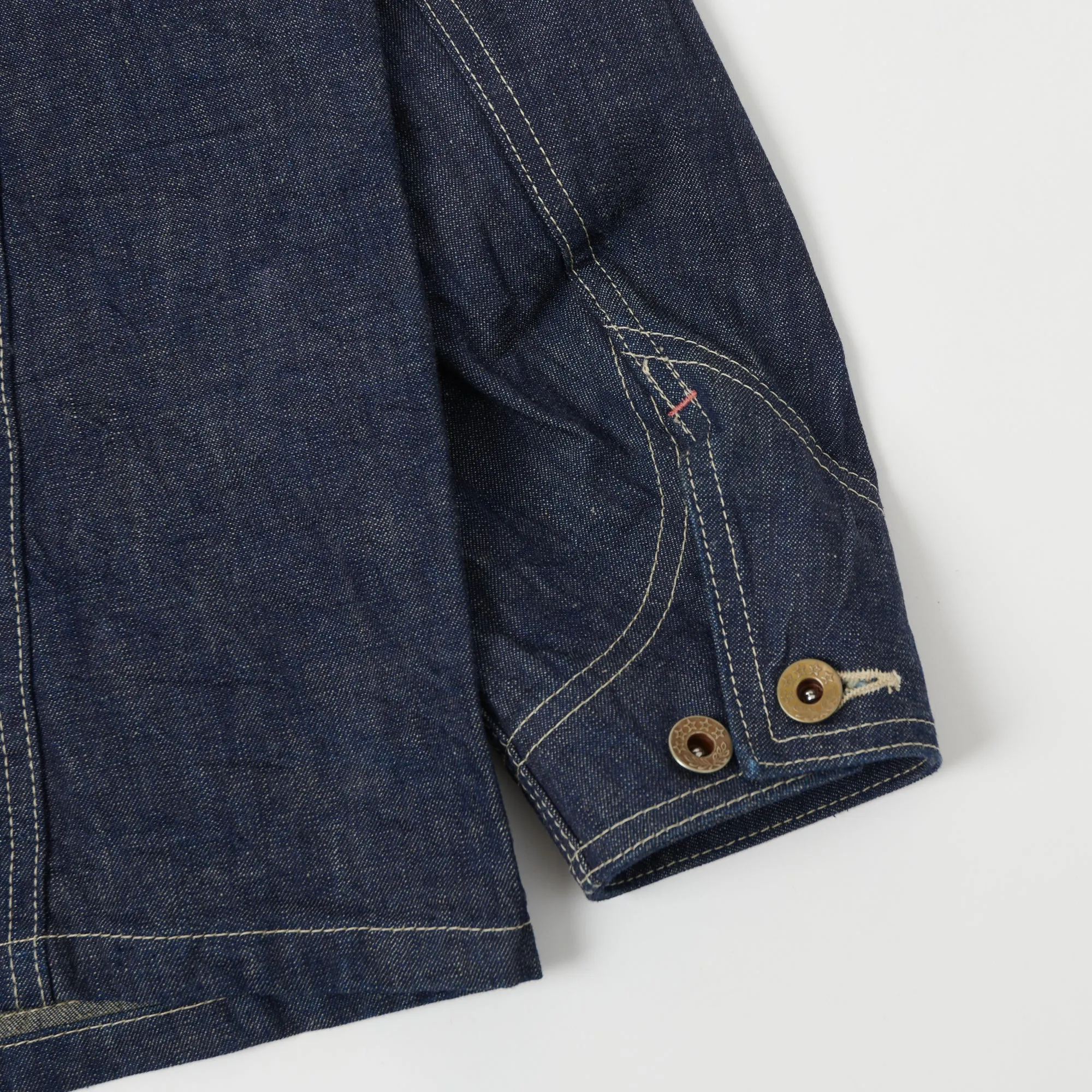 FULLCOUNT 2015 Denim Chore Jacket - One Wash sold by Son of a Stag product image thumbnail 4