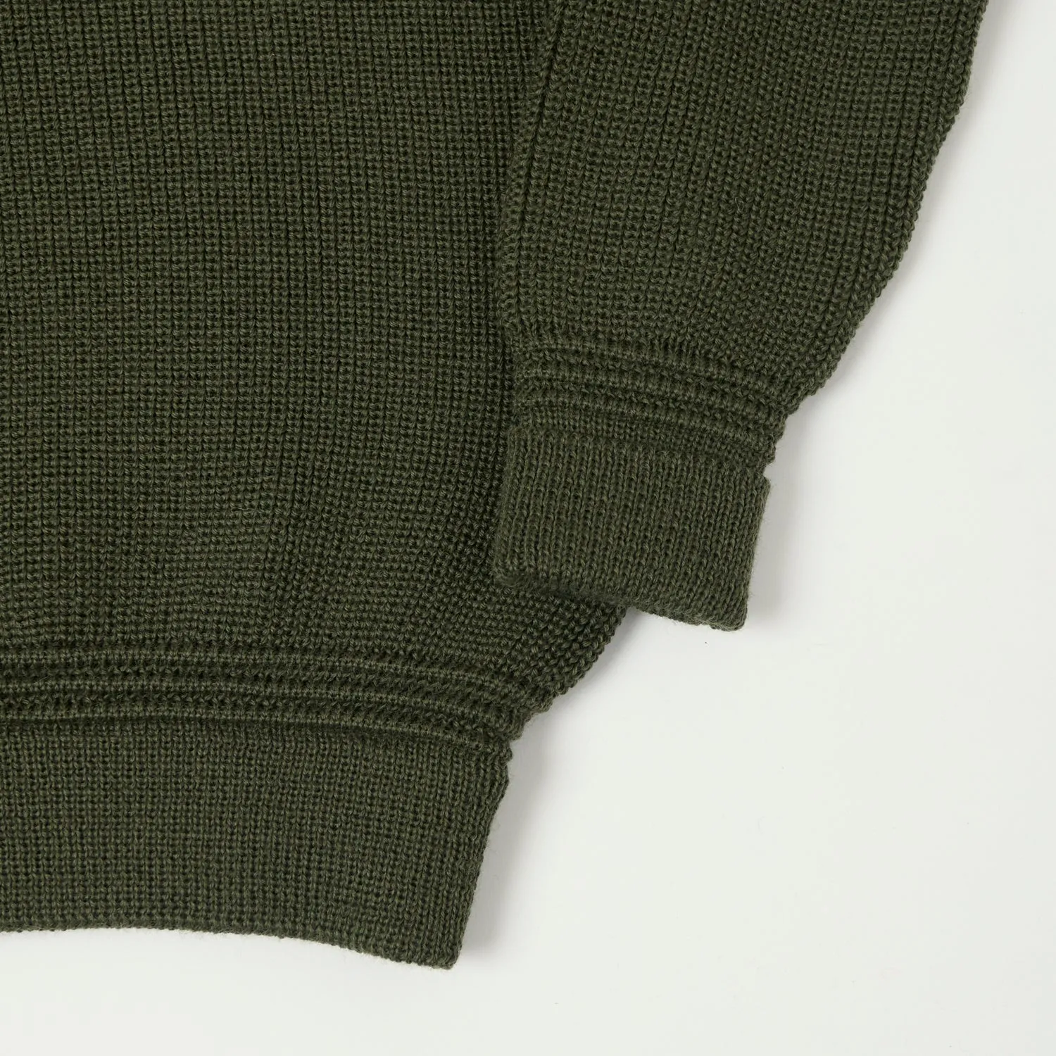 Heimat 'Rollkragen' U Boat Rollneck - Military Green sold by Son of a Stag product image thumbnail 3
