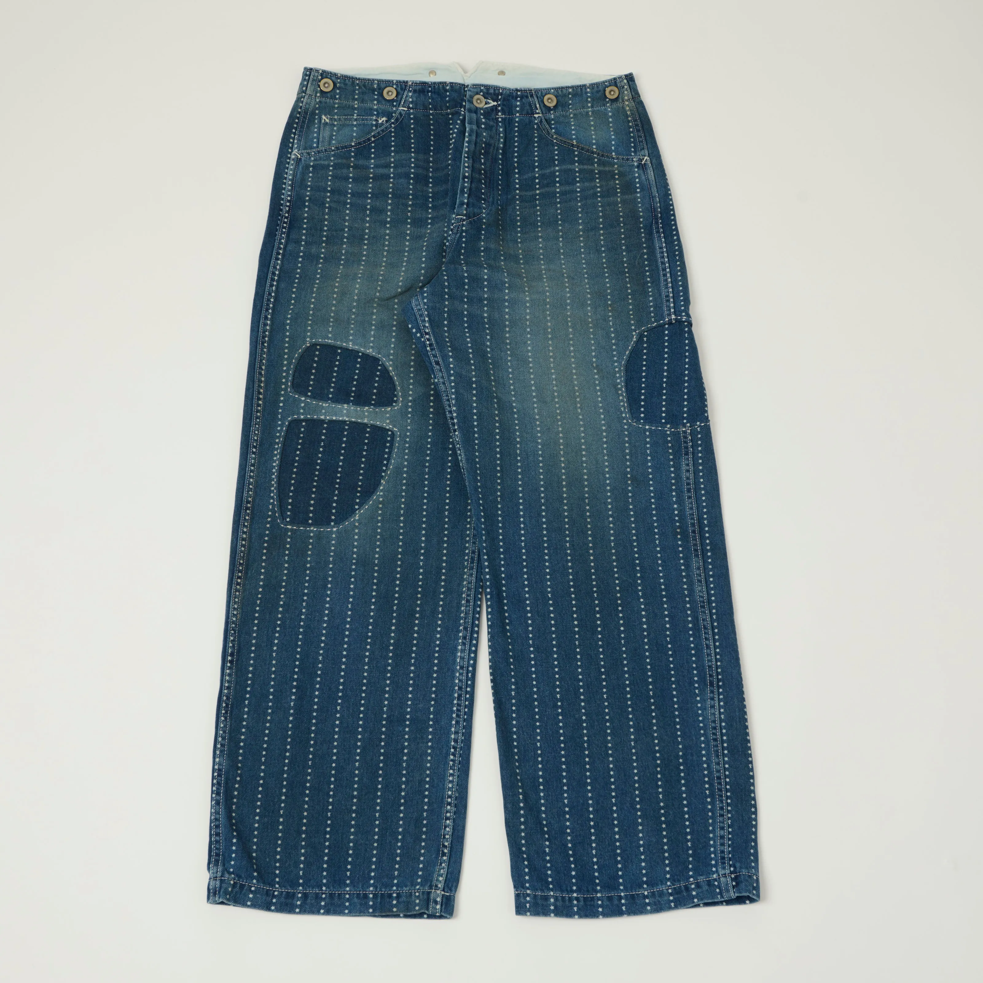 FULLCOUNT 1138 Star Wabash Workers Pants - Heavy Wash sold by Son of a Stag