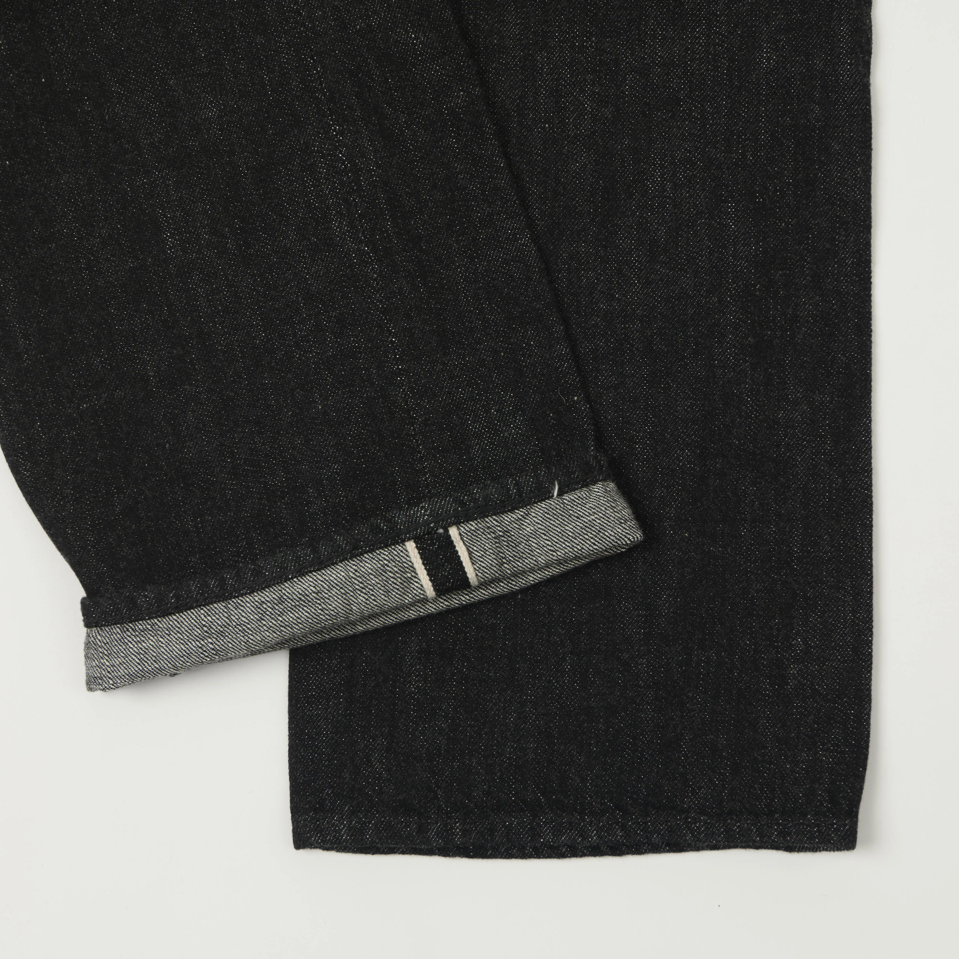 FULLCOUNT 1101SS 'Super Smooth' 11.5oz Loose Straight Jean - Black One Wash sold by Son of a Stag product image thumbnail 3
