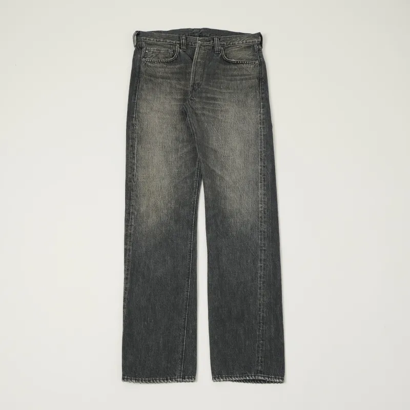 FULLCOUNT 1108 13.7oz Regular Straight Jean - Black 'Dartford' Wash sold by Son of a Stag