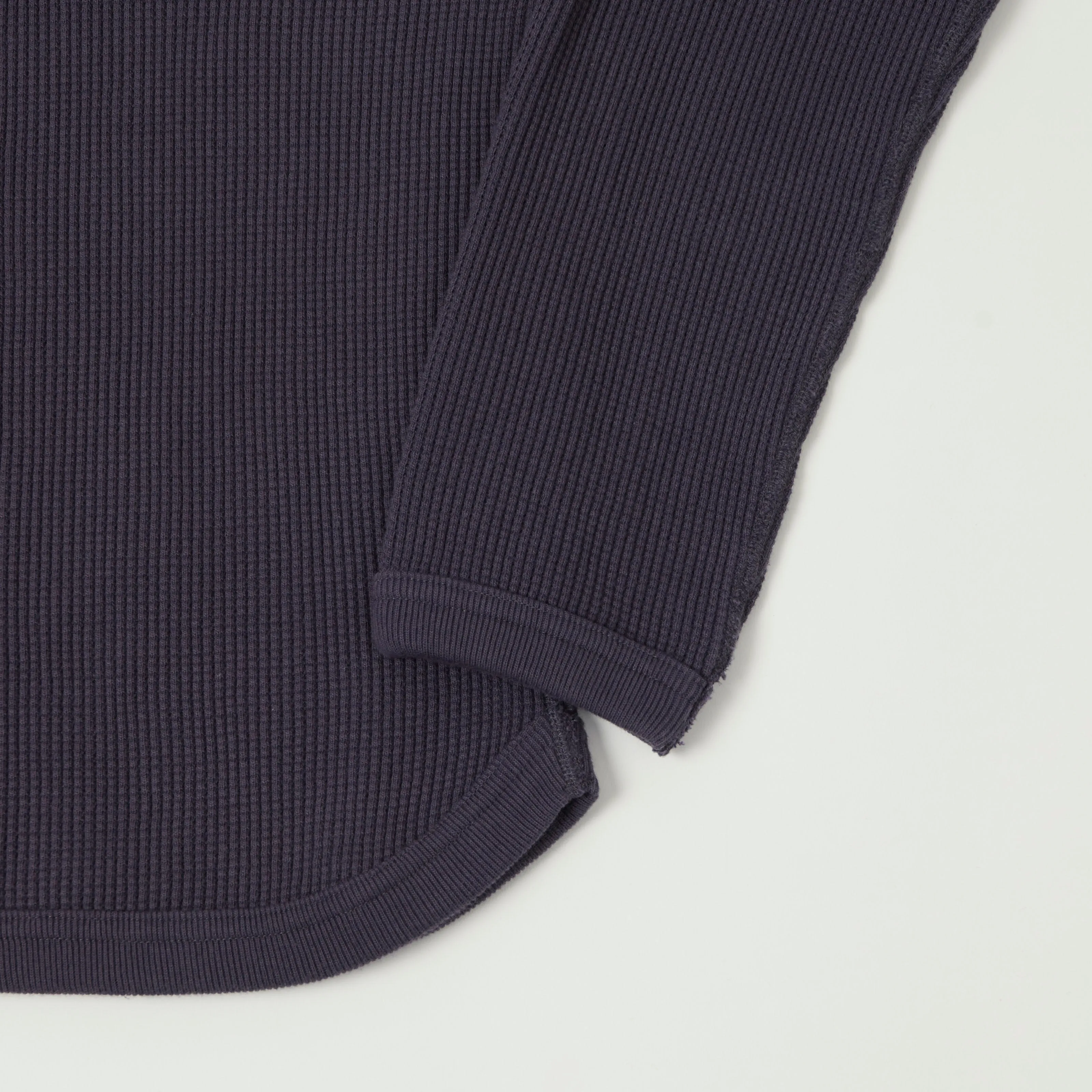 FULLCOUNT 5964 Heavyweight Waffle T-Shirt - Eggplant sold by Son of a Stag product image thumbnail 3