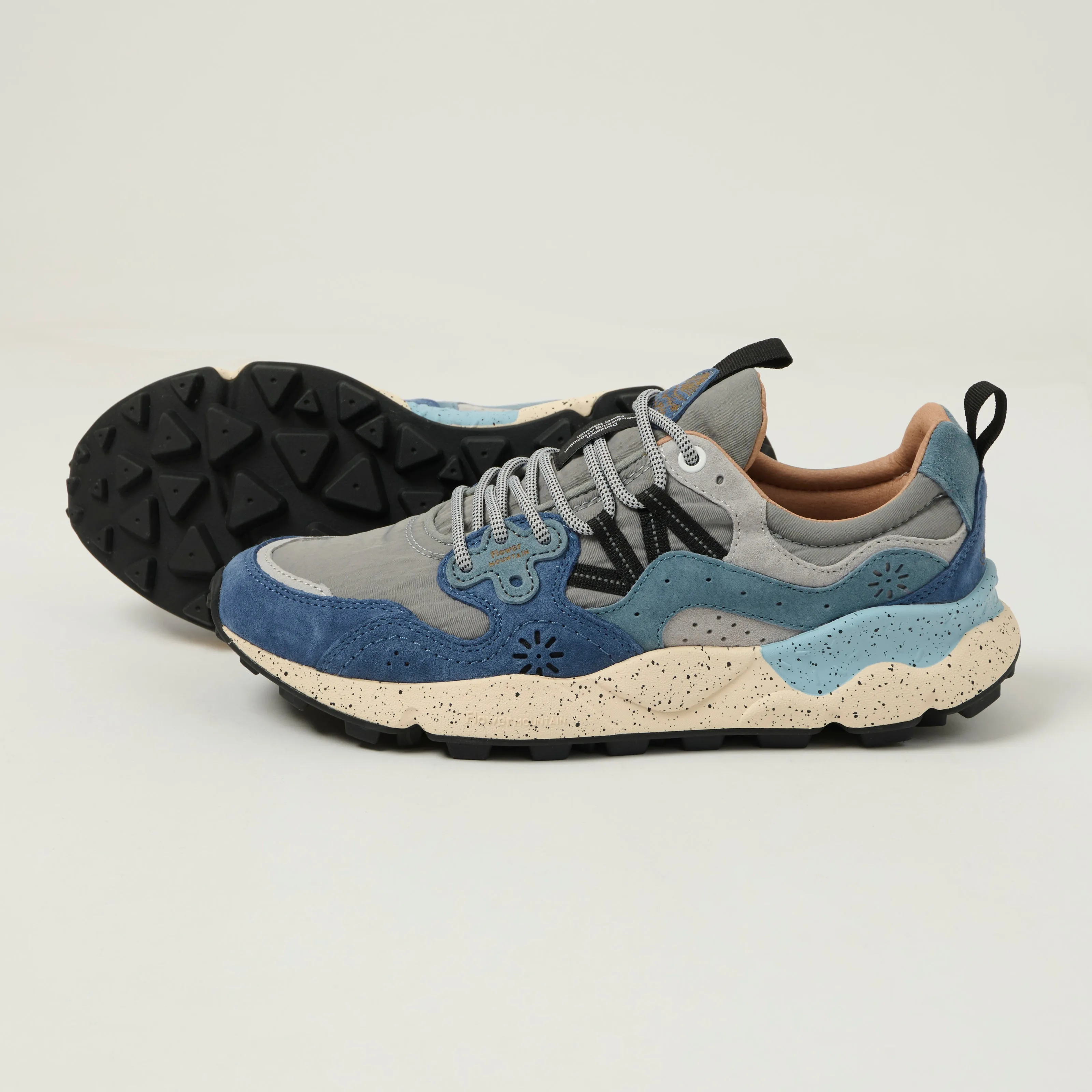Flower Mountain Yamano 3 Suede/Nylon Sneaker - Light Blue/Deep Petrol/Stone sold by Son of a Stag product image thumbnail 2