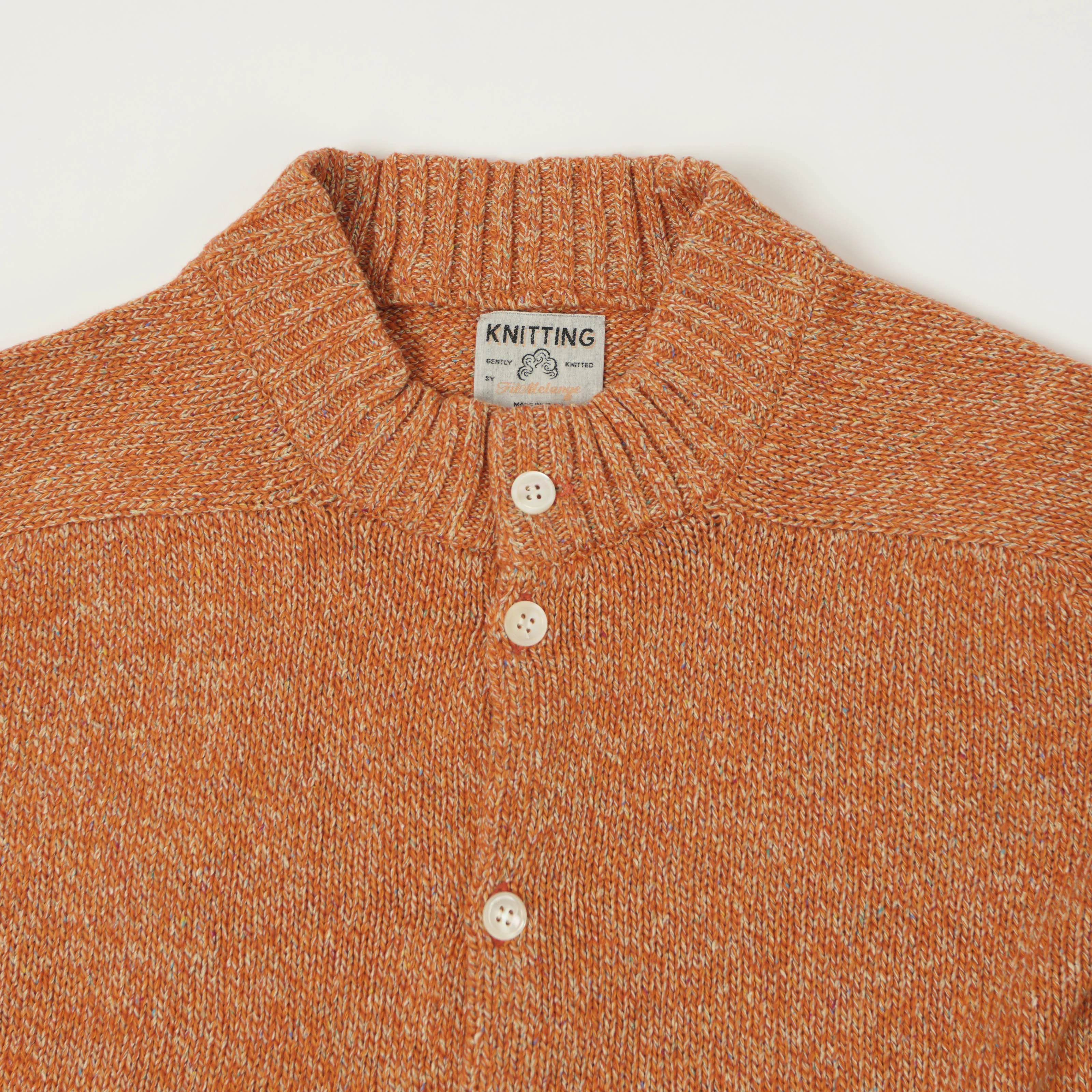 Filmelange 'Sidney' Wool/Silk Knit Cardigan - Orange sold by Son of a Stag product image thumbnail 2