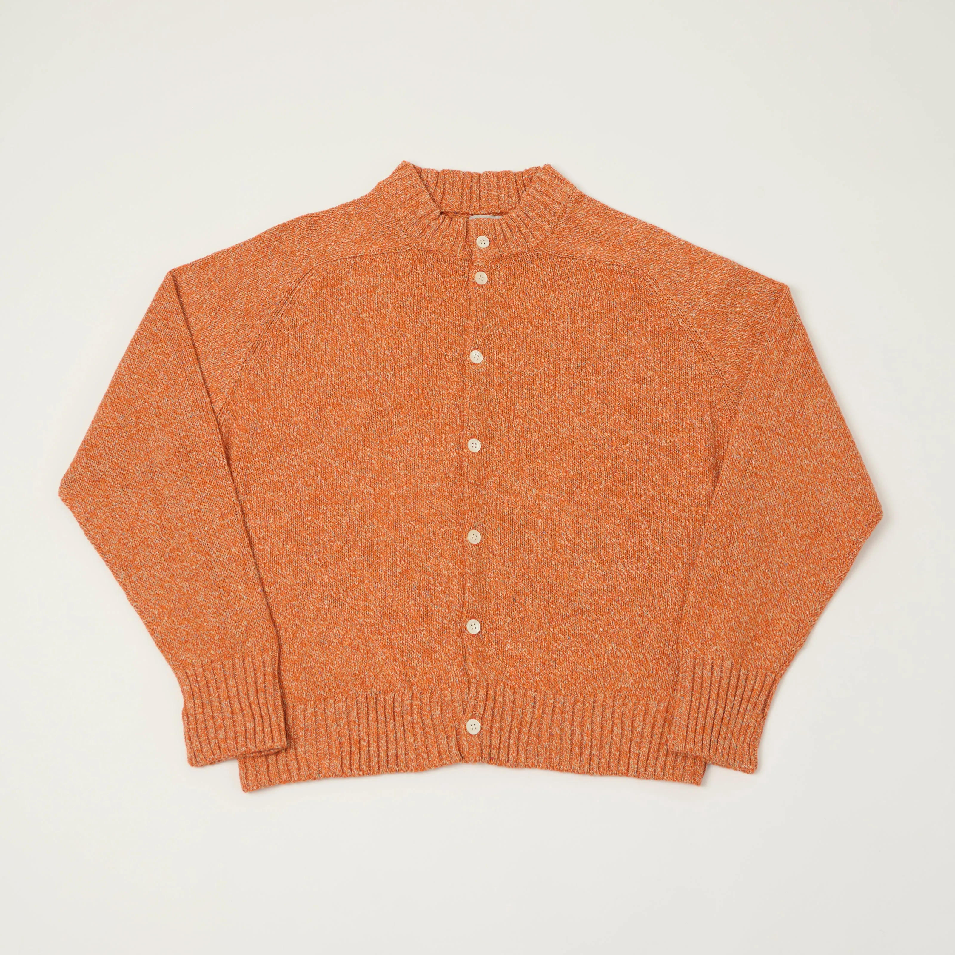 Filmelange 'Sidney' Wool/Silk Knit Cardigan - Orange sold by Son of a Stag
