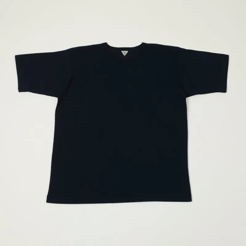 FilMelange 'Reed' Hanmou T-Shirt - Deep Navy sold by Son of a Stag