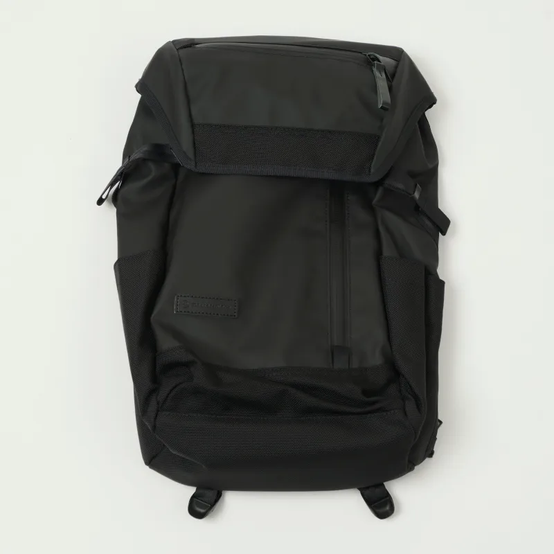 Master-Piece Slick Flap Backpack - Black made by master-piece