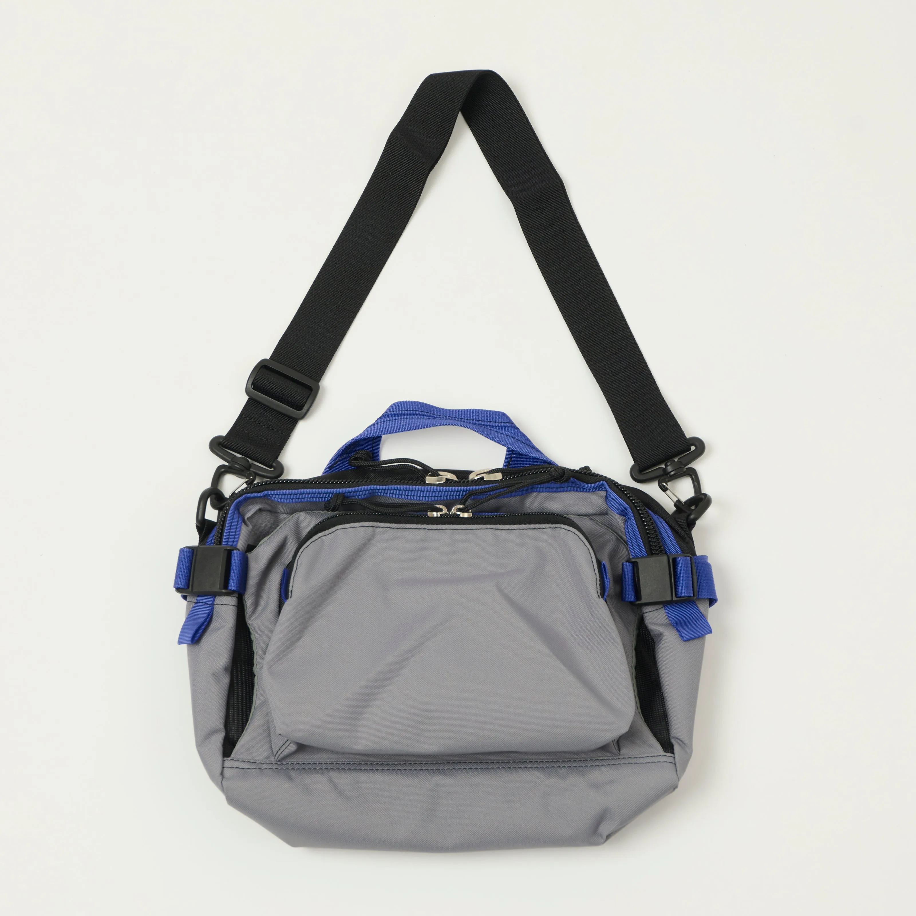 Master-Piece Hugsack Shoulder Bag - Grey/Multi sold by Son of a Stag