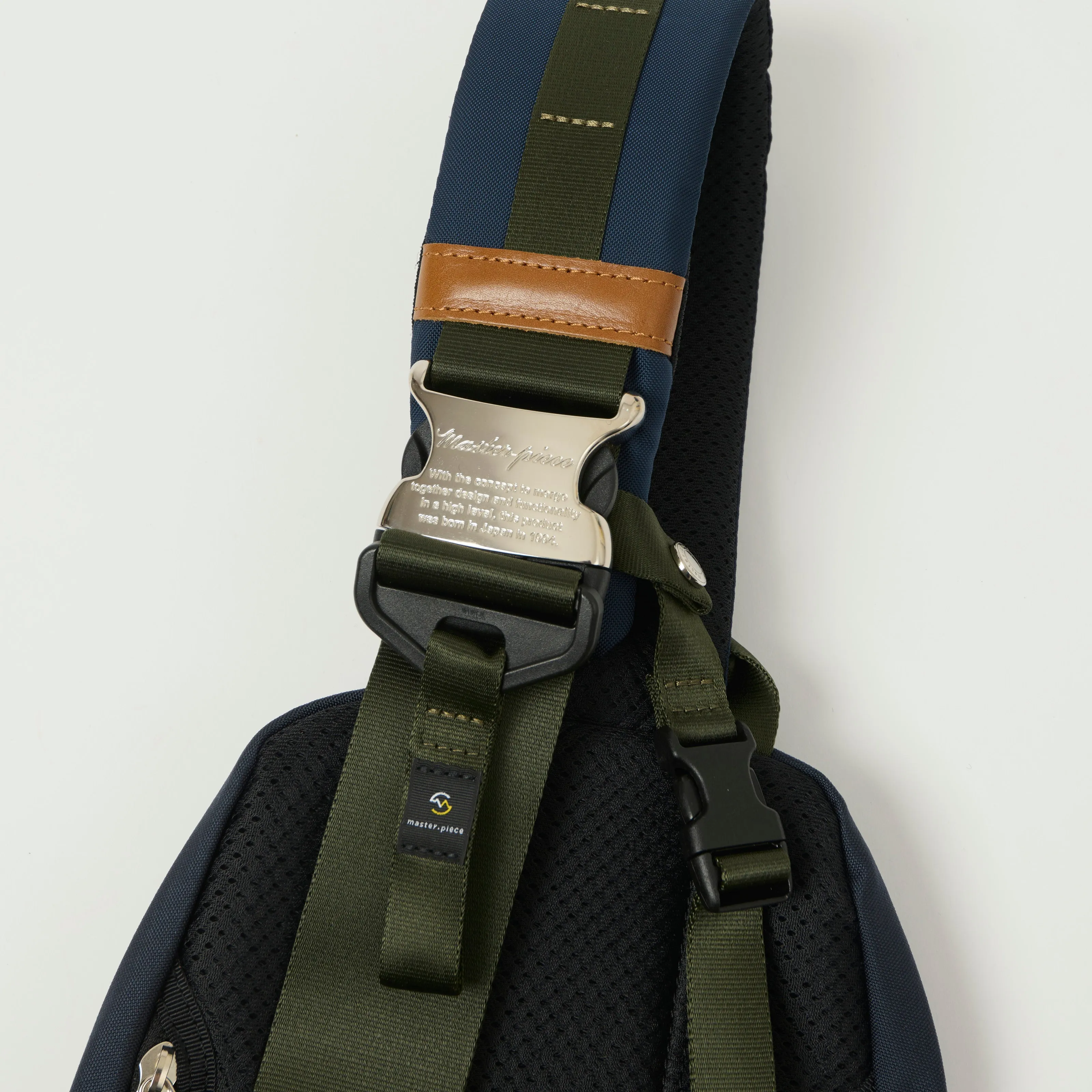Master-Piece Potential Sling Bag - Blue/Multi sold by Son of a Stag product image thumbnail 5