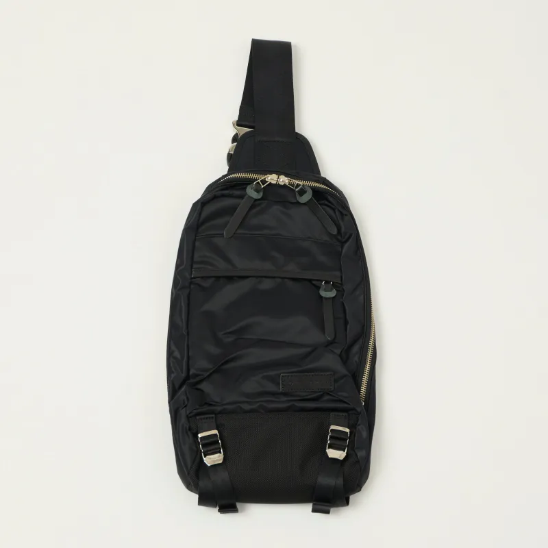 Master-Piece Lightning Sling Bag - Black sold by Son of a Stag