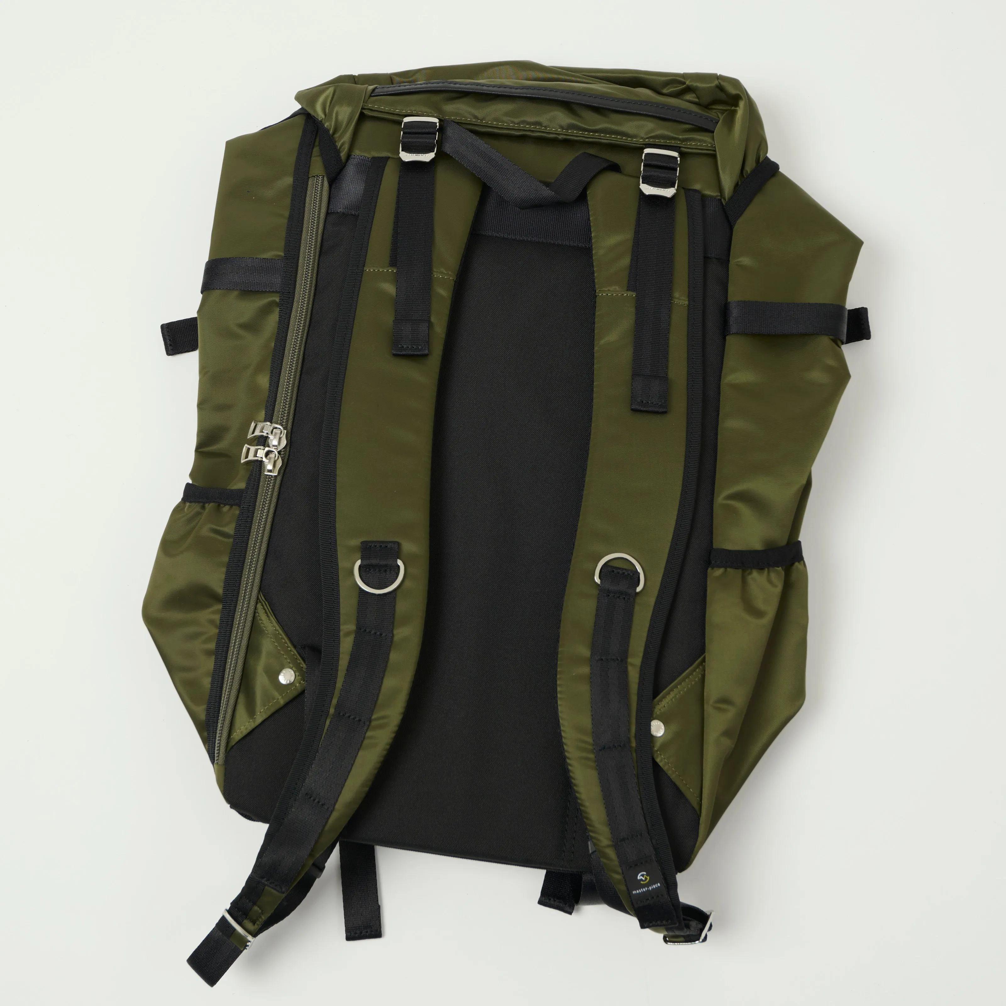 Master-Piece Lightning Flap Backpack - Khaki sold by Son of a Stag product image thumbnail 4