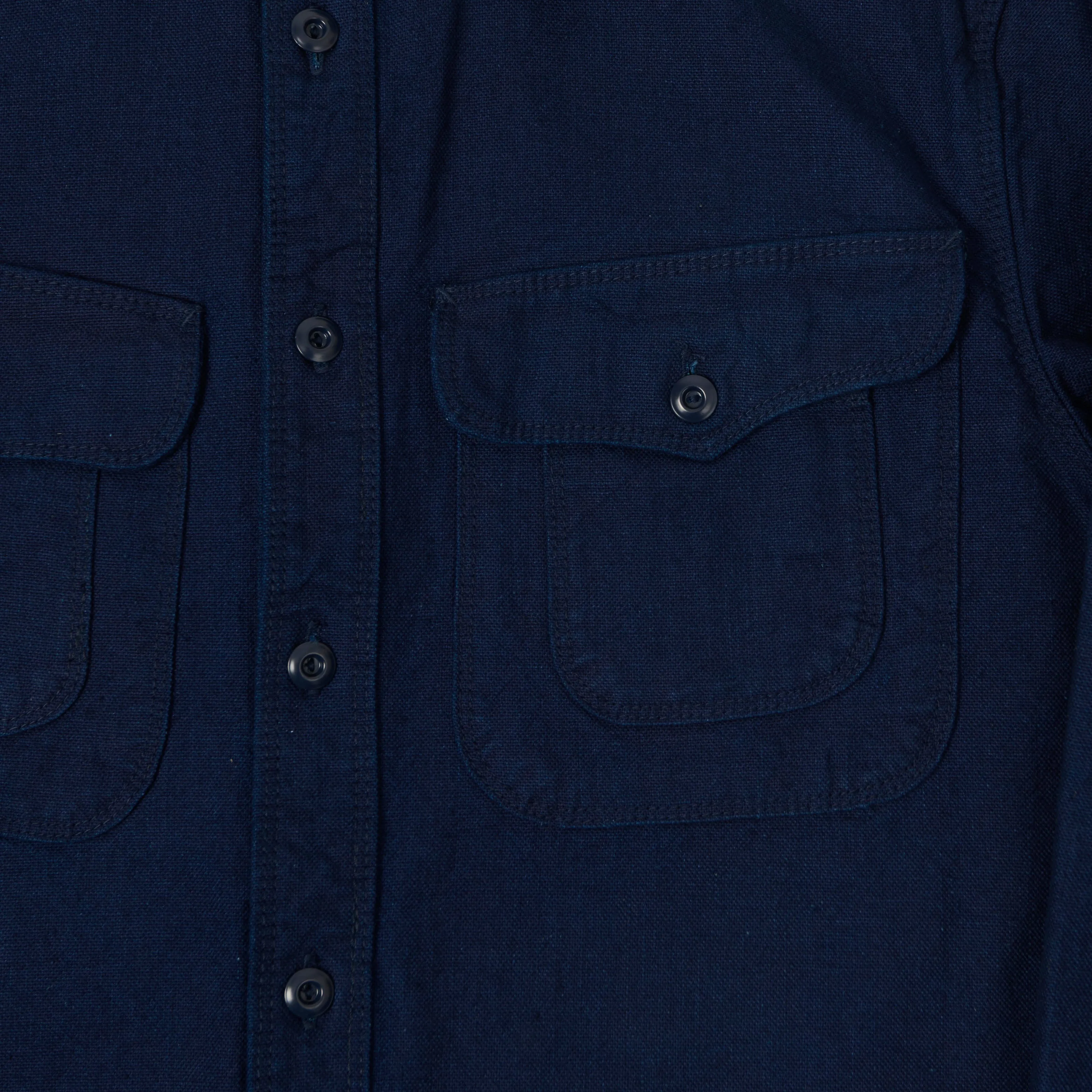 Freenote Cloth 'Kamas' Canvas Work Shirt - Indigo sold by Son of a Stag product image thumbnail 4