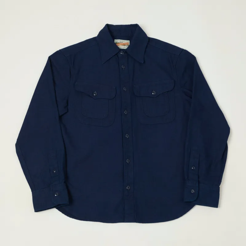 Freenote Cloth 'Kamas' Canvas Work Shirt - Indigo sold by Son of a Stag