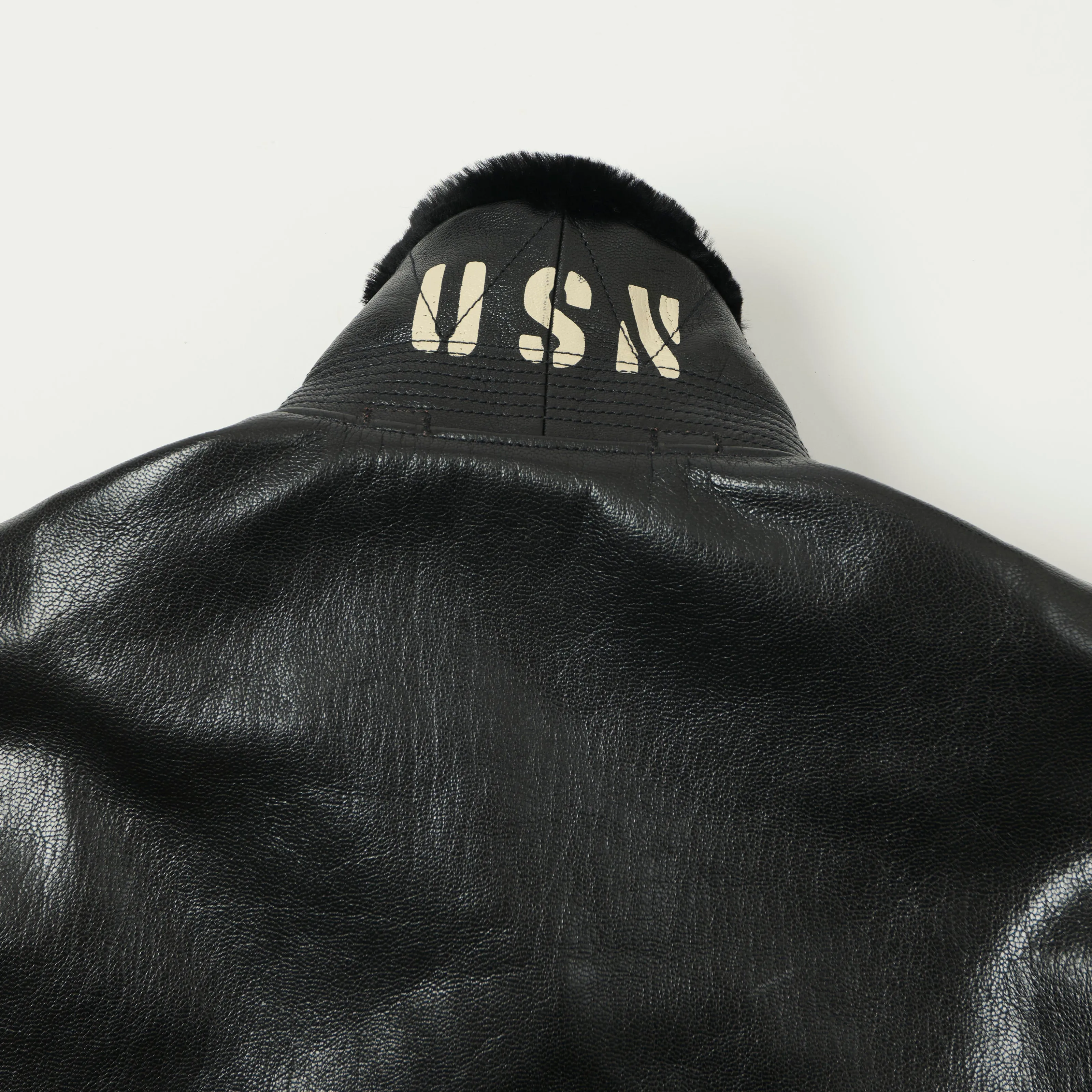 Buzz Rickson's William Gibson Type G-1 Goatskin Flight Jacket - Black sold by Son of a Stag product image thumbnail 3