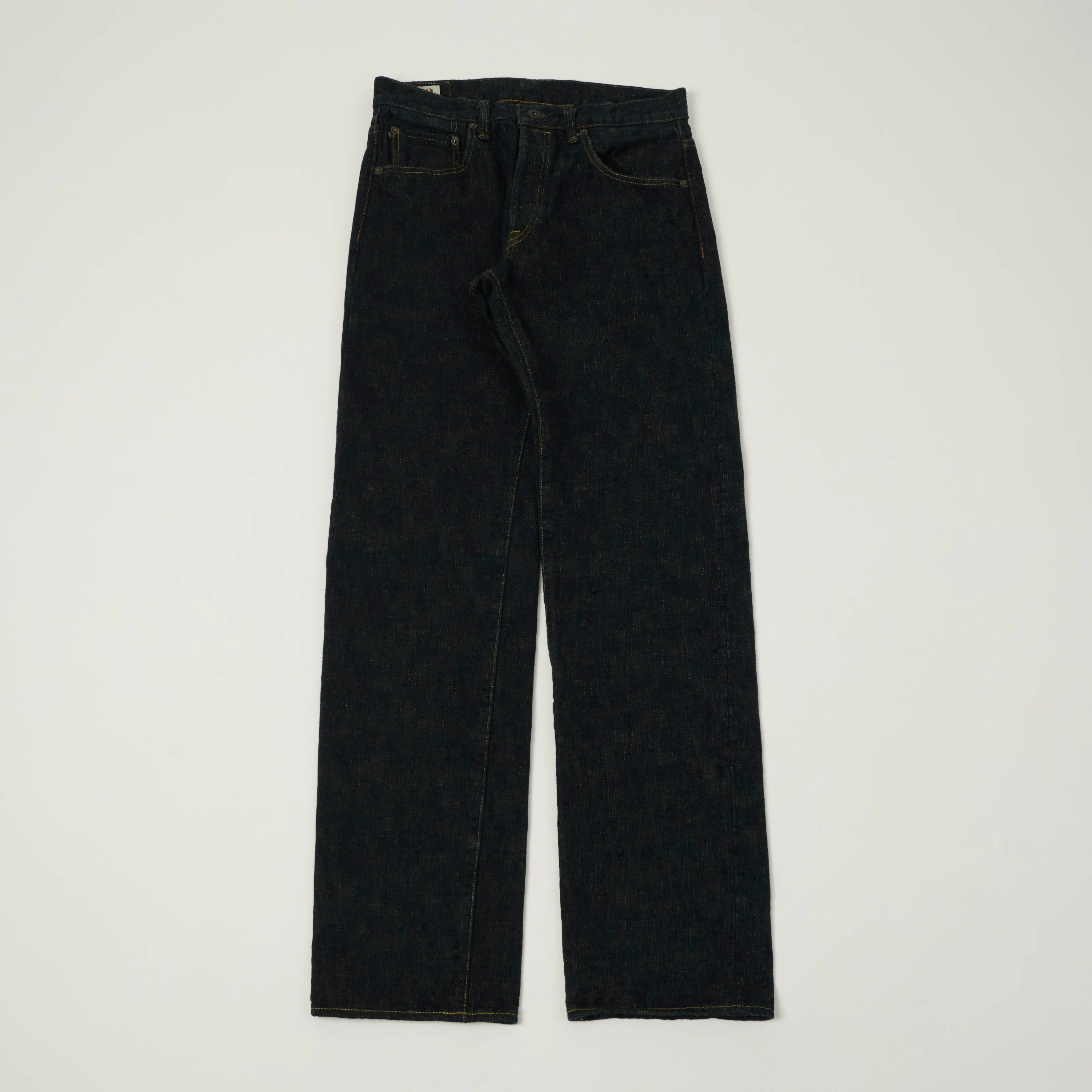 ONI Denim 277 'Bumpy' 17oz Regular Straight Jean - Yellow One Wash sold by Son of a Stag