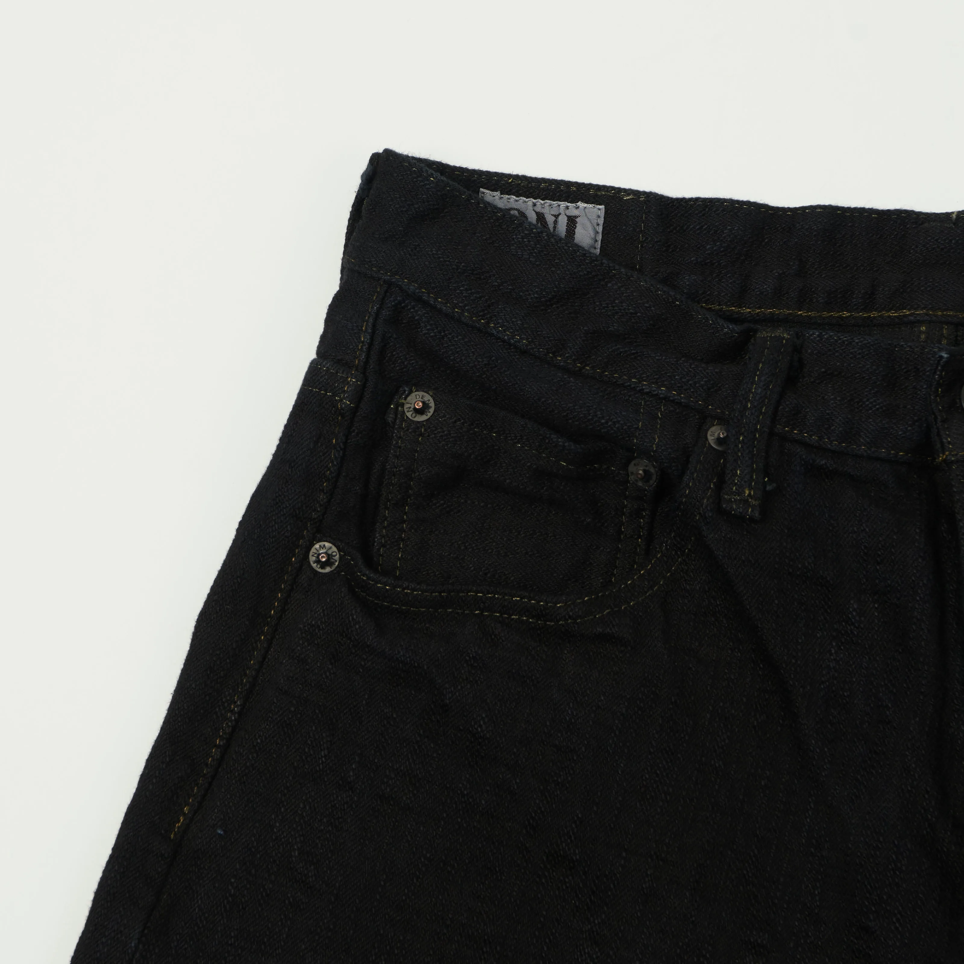 ONI Denim 277 'Bumpy' 17oz Regular Straight Jean - Black One Wash sold by Son of a Stag product image thumbnail 4