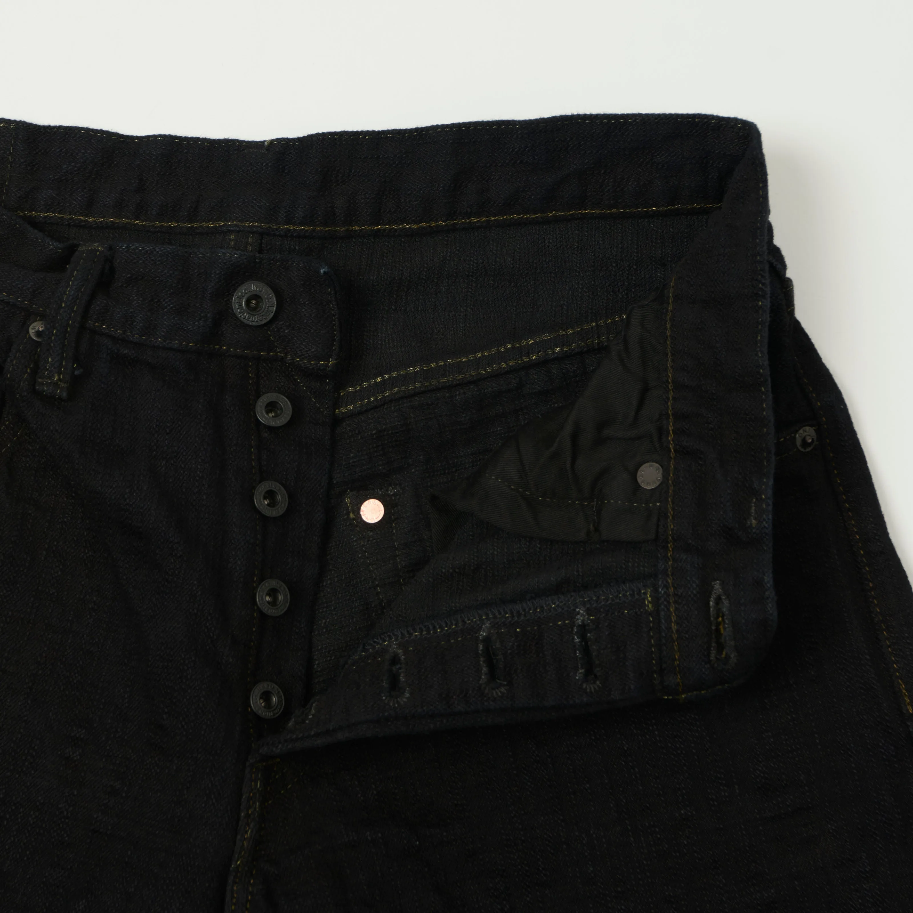 ONI Denim 277 'Bumpy' 17oz Regular Straight Jean - Black One Wash sold by Son of a Stag product image thumbnail 5