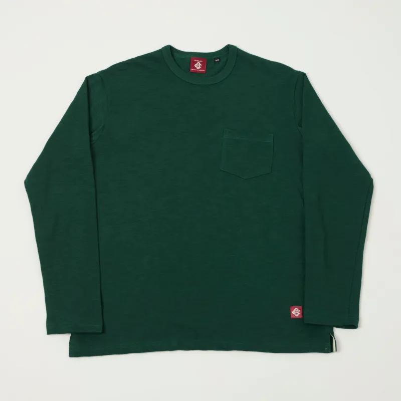 Outclass Double Slub Pocket T-Shirt - Spruce sold by Son of a Stag