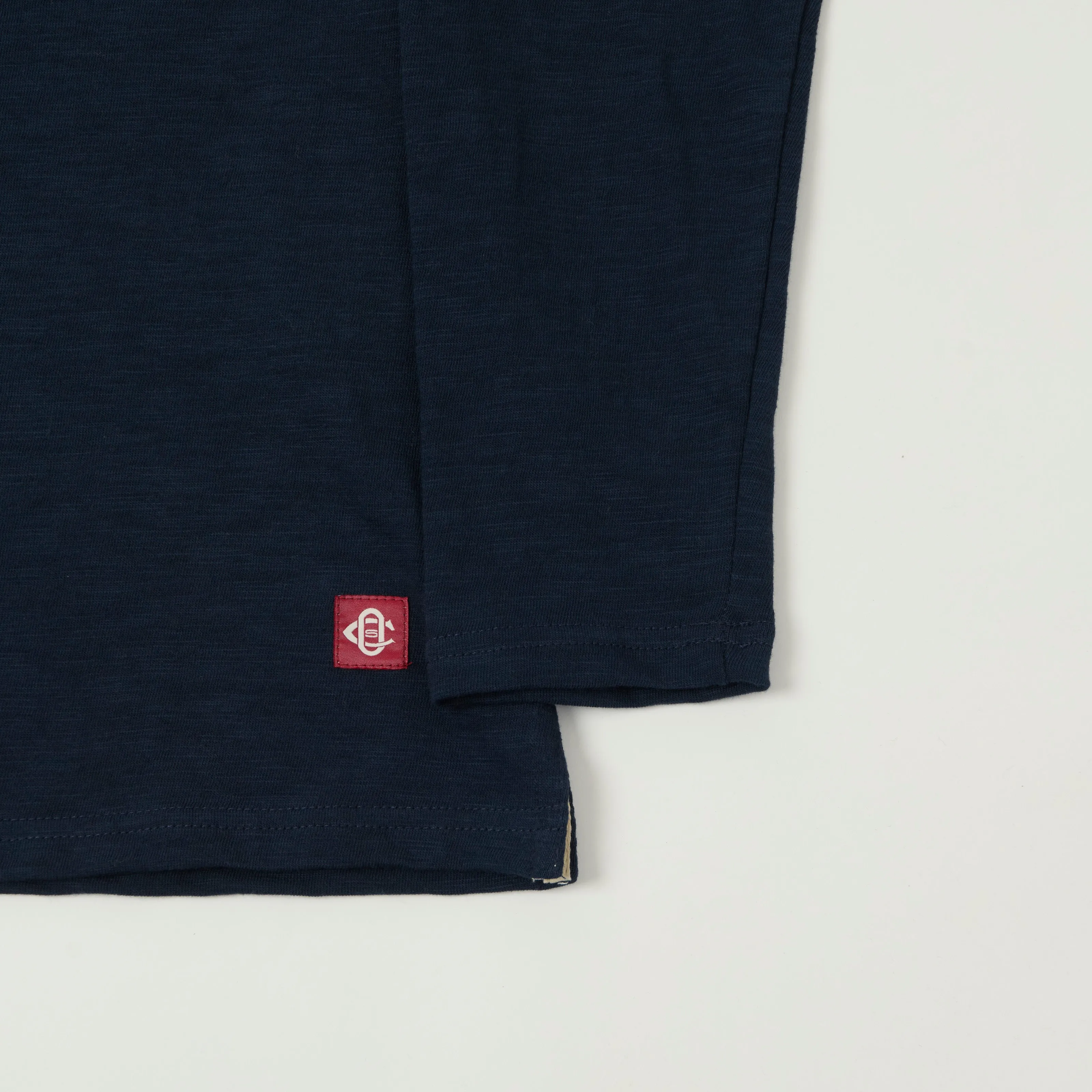 Outclass Double Slub Pocket T-Shirt - Navy sold by Son of a Stag product image thumbnail 3