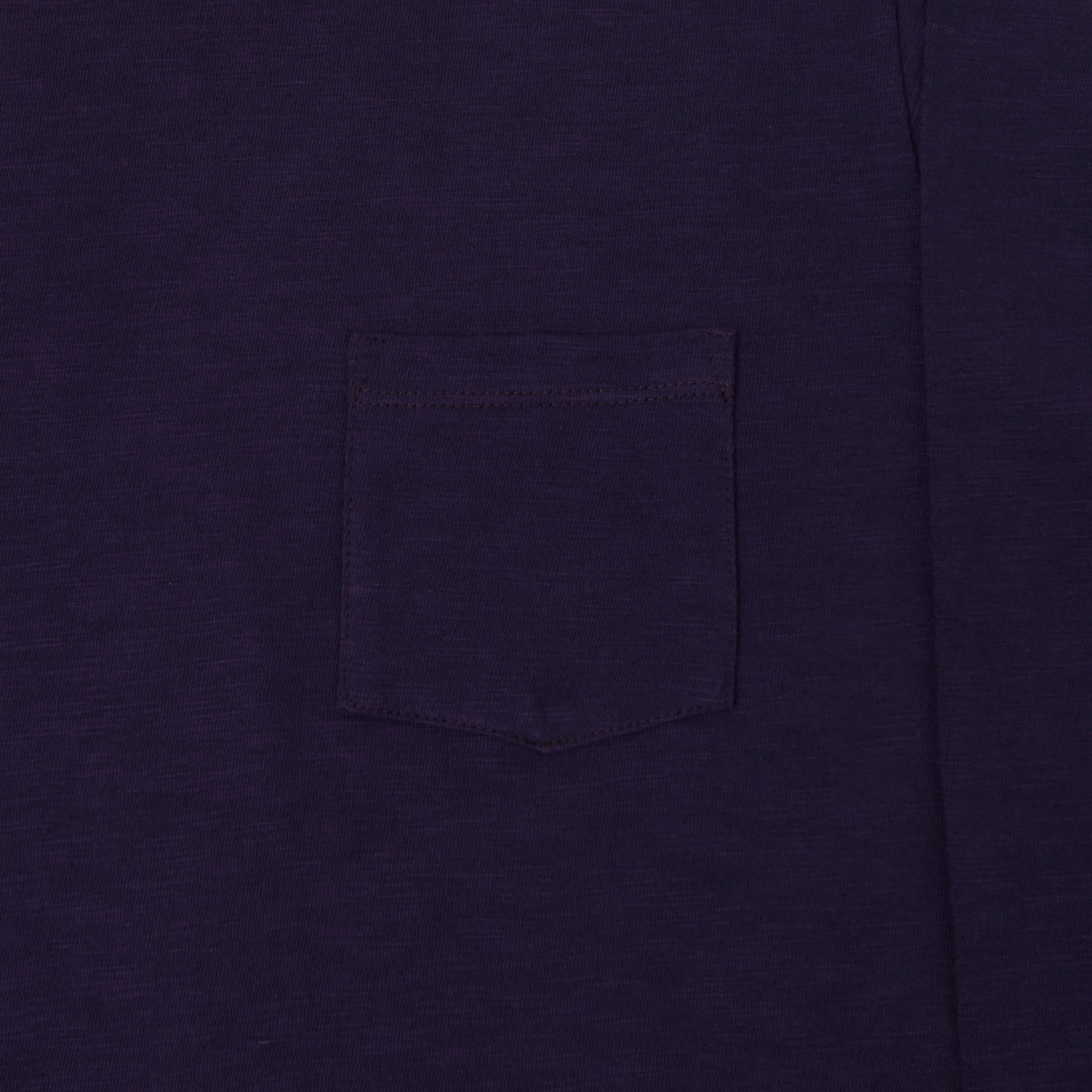 Outclass Double Slub Pocket T-Shirt - Eggplant sold by Son of a Stag product image thumbnail 4