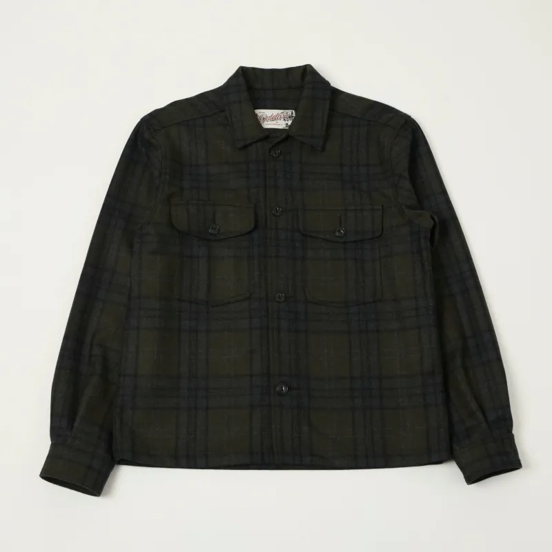 Outclass Wool Camp Shirt - Hunter Plaid sold by Son of a Stag