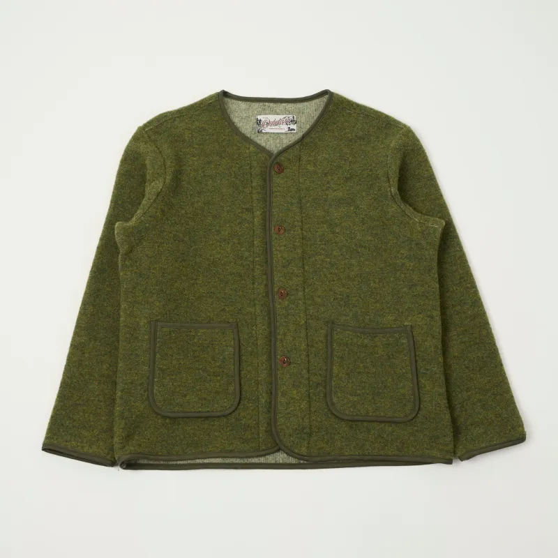 Outclass Boiled Wool Military Liner - Pine sold by Son of a Stag