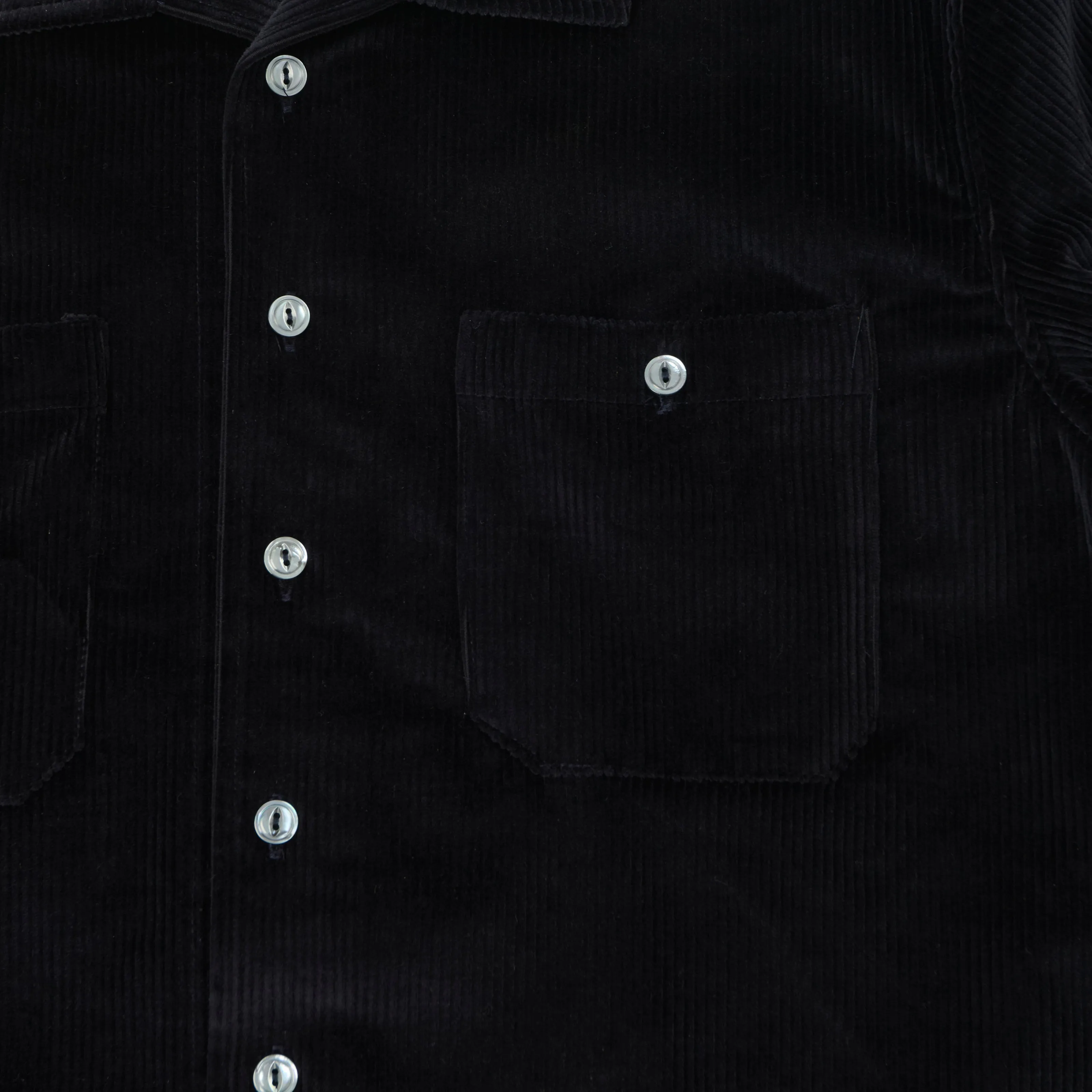 Outclass Corduroy Club Shirt - Navy sold by Son of a Stag product image thumbnail 4