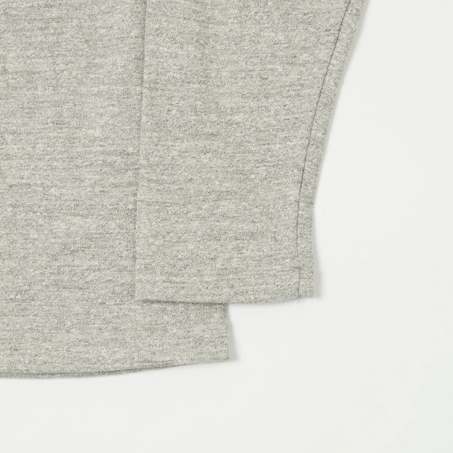Warehouse & Co 5907 Long Sleeve Henley - Heather Grey sold by Son of a Stag product image thumbnail 3