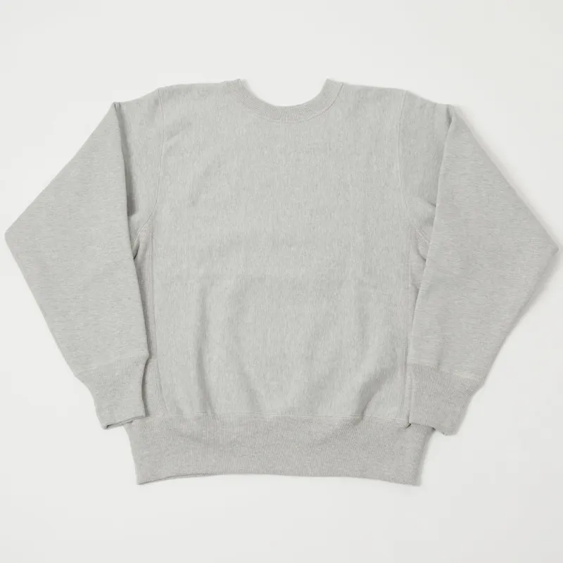 Warehouse & Co 483 Reverse Weave Sweatshirt - Heather Grey sold by Son of a Stag