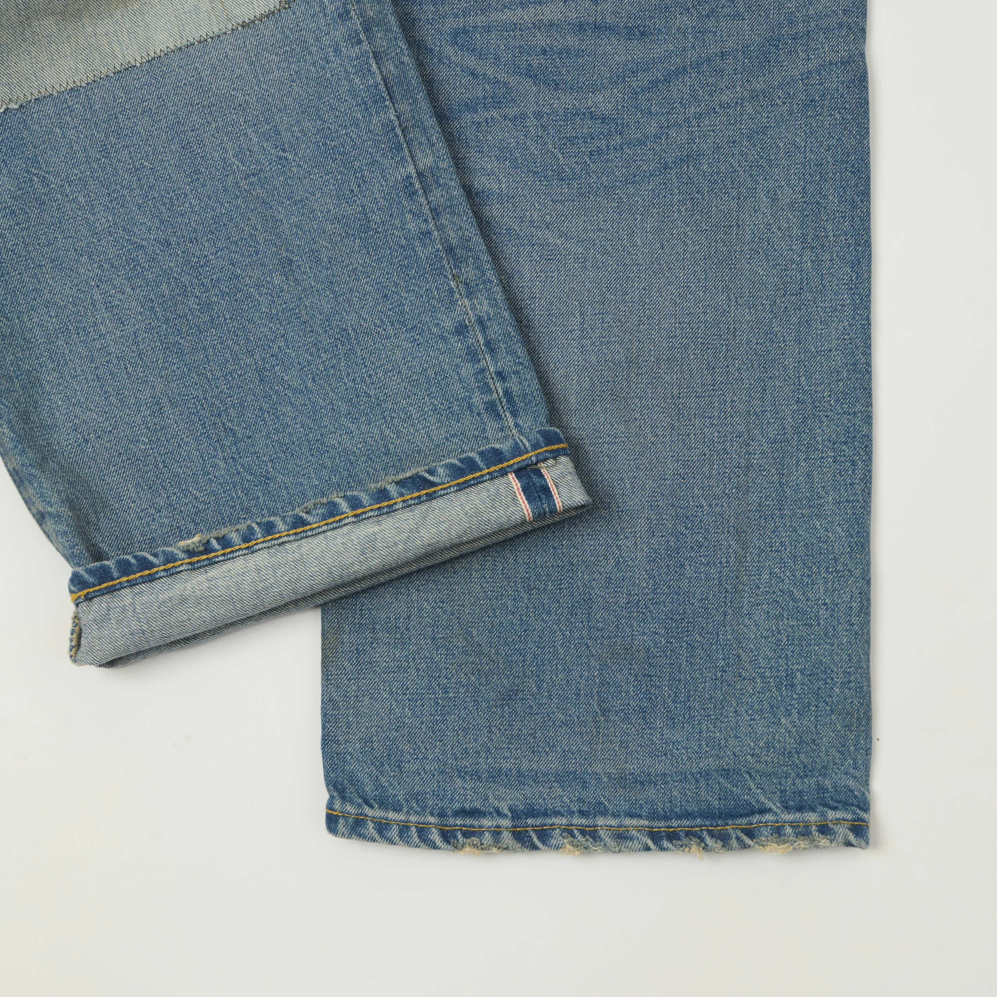 RRL Vintage 5-Pocket 14oz Wide Straight Jean - Midlands Wash sold by Son of a Stag product image thumbnail 5