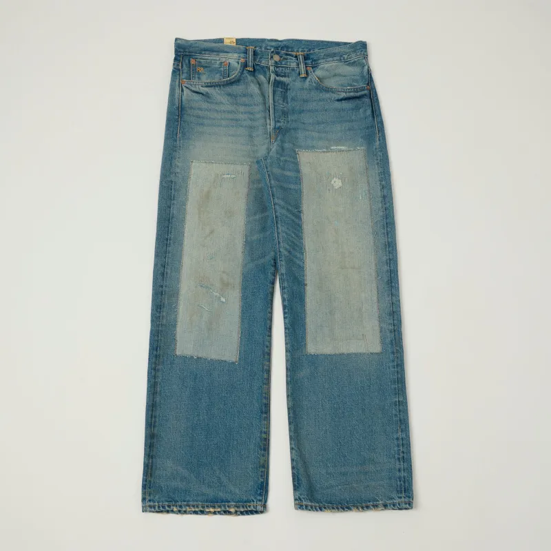 RRL Vintage 5-Pocket 14oz Wide Straight Jean - Midlands Wash sold by Son of a Stag