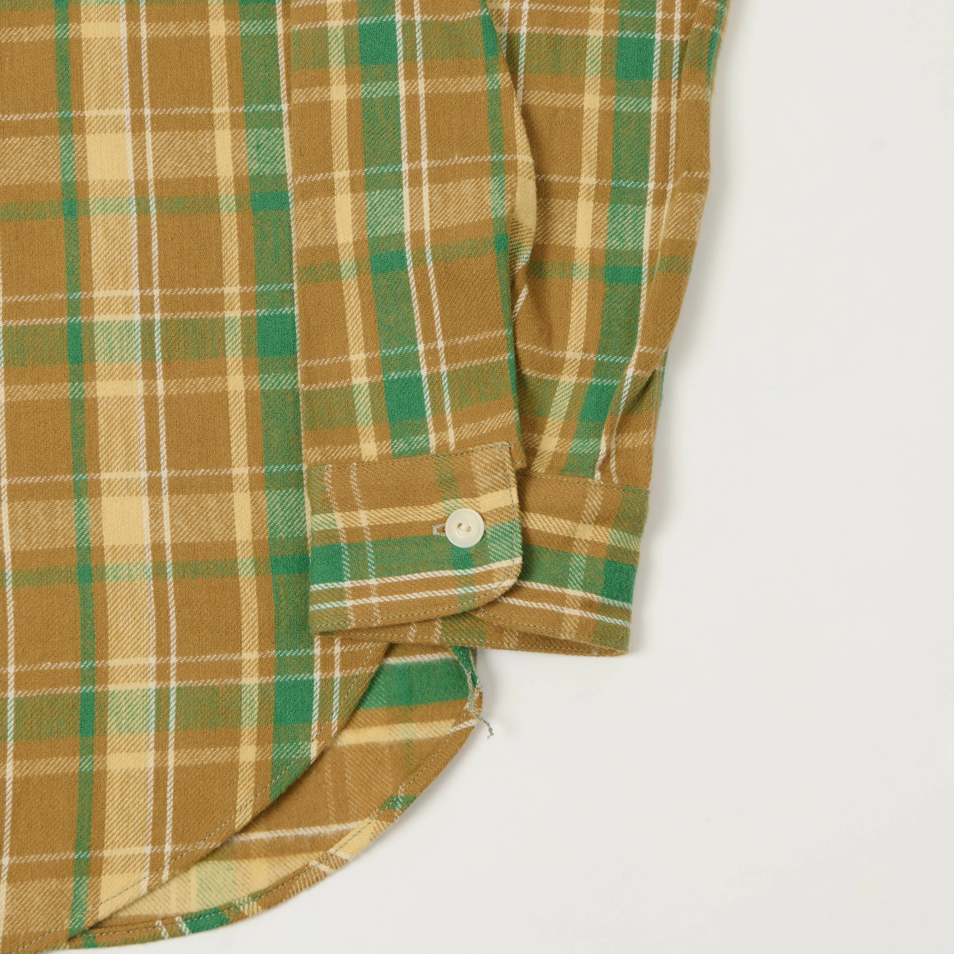John Gluckow 1940s 'Storm' Flannel Shirt - Brown sold by Son of a Stag product image thumbnail 3