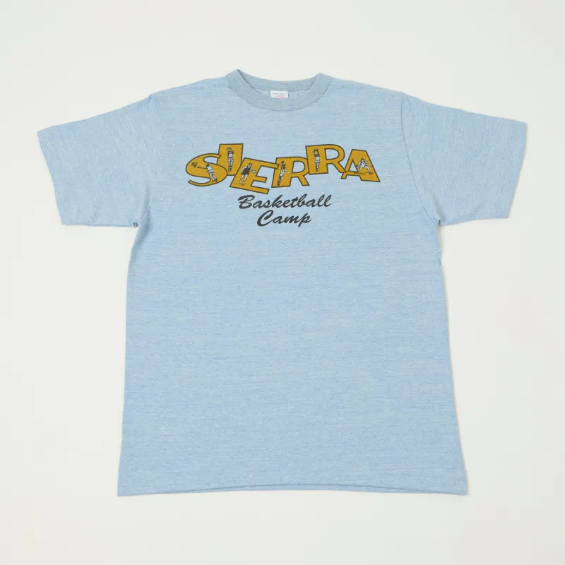 Warehouse & Co 4096 Cotton Rayon 'Sierra' T-Shirt - Heather Blue sold by Son of a Stag