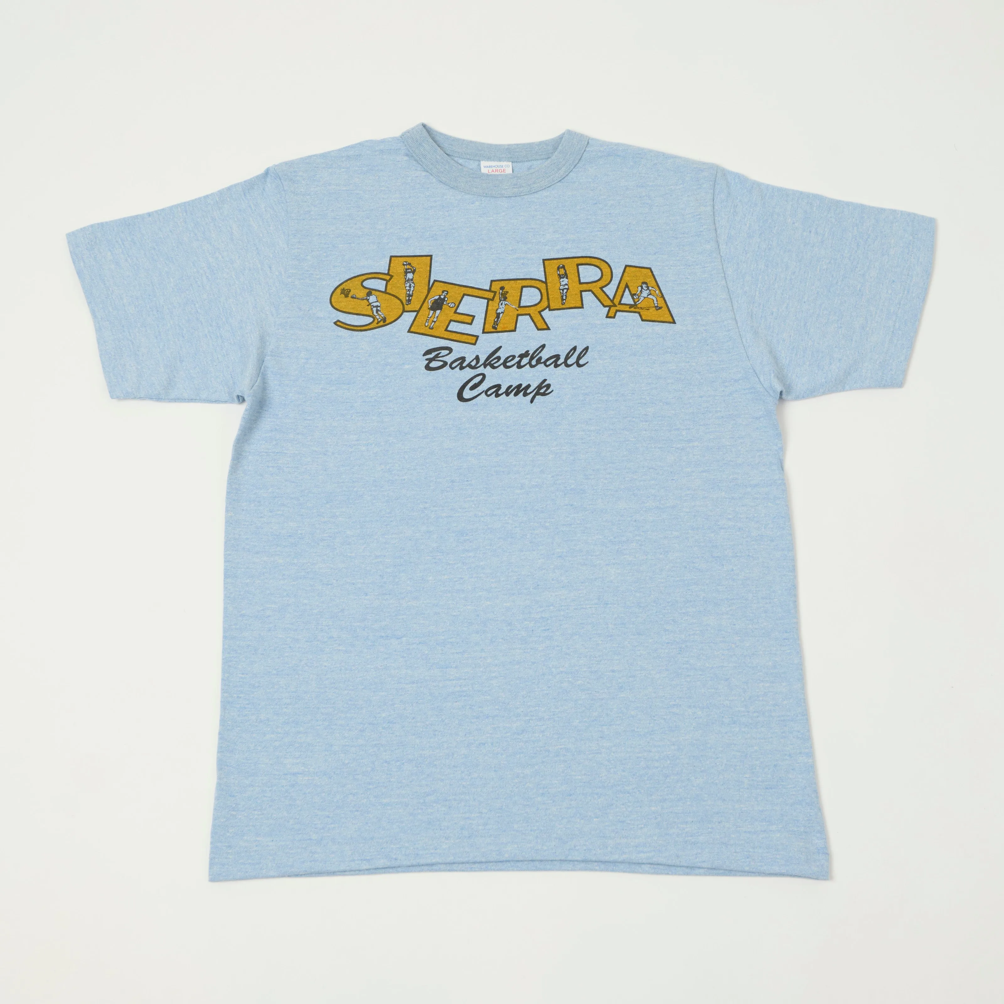 Warehouse & Co 4096 Cotton Rayon 'Sierra' T-Shirt - Heather Blue sold by Son of a Stag