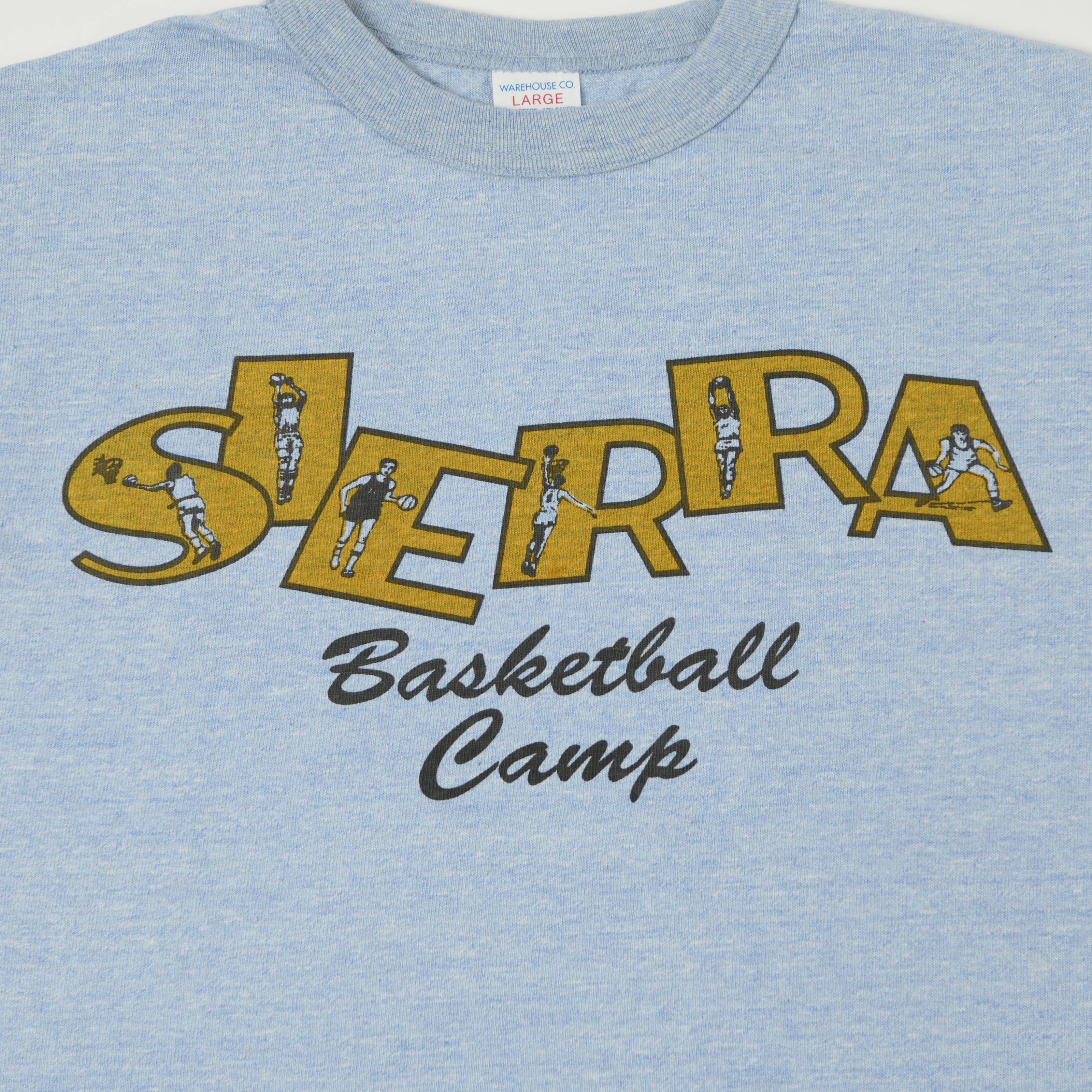 Warehouse & Co 4096 Cotton Rayon 'Sierra' T-Shirt - Heather Blue sold by Son of a Stag product image thumbnail 3