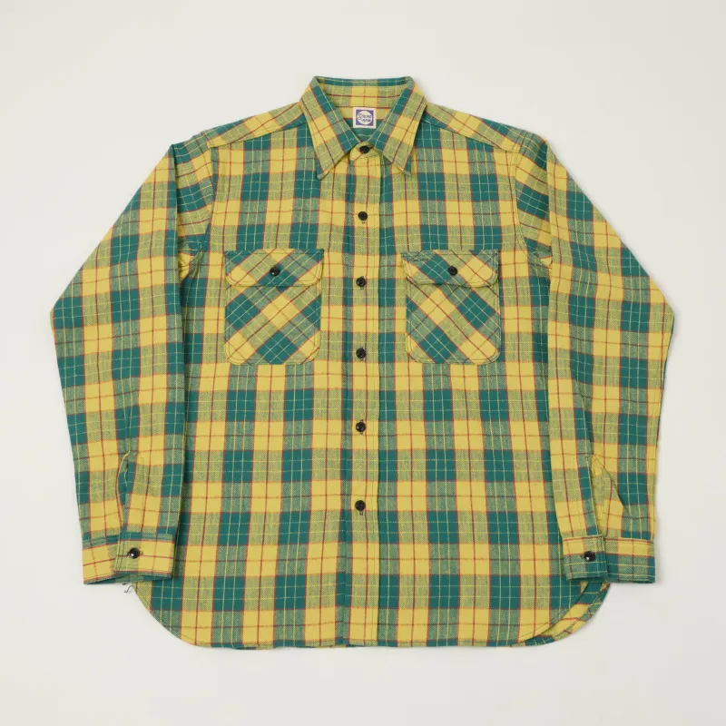 John Gluckow Lot. JG-06 'The Ancient' Flannel Shirt - Yellow sold by Son of a Stag