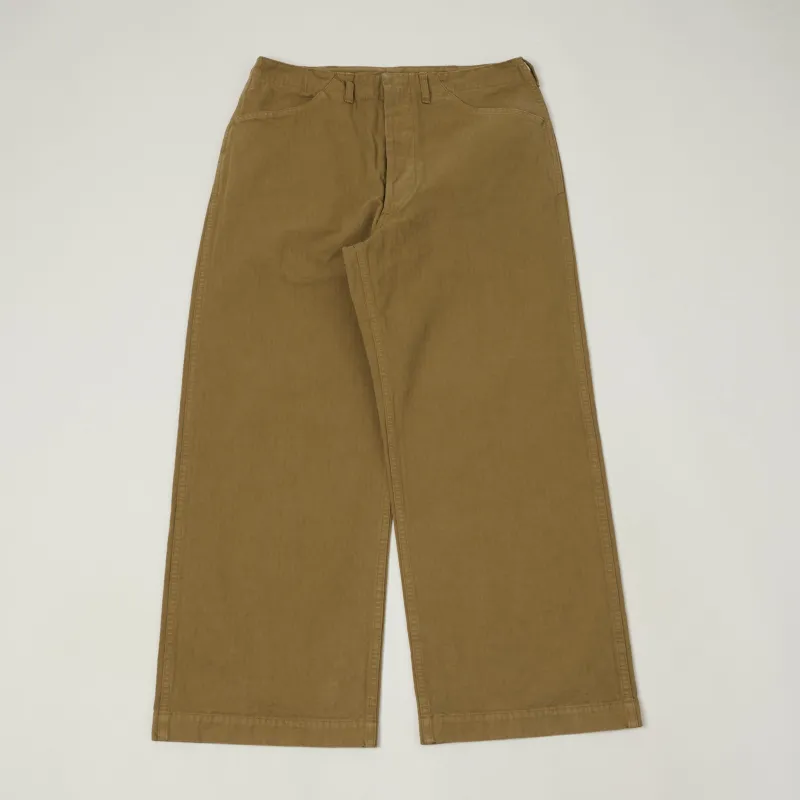 orSlow U.S.M.C. Herringbone Twill Utility Trouser - Khaki sold by Son of a Stag
